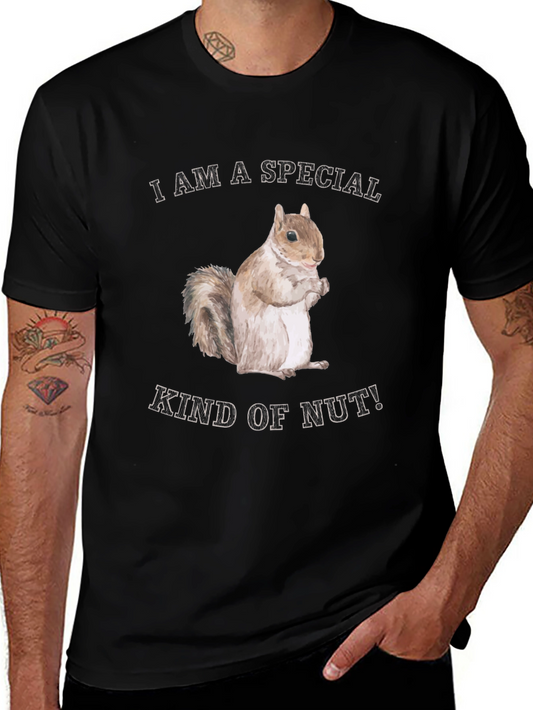 Funny Squirrel Special Kind of Nut Graphic T-Shirt