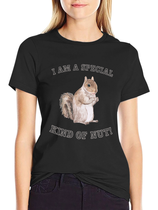 Funny Squirrel Special Kind of Nut Graphic T-Shirt