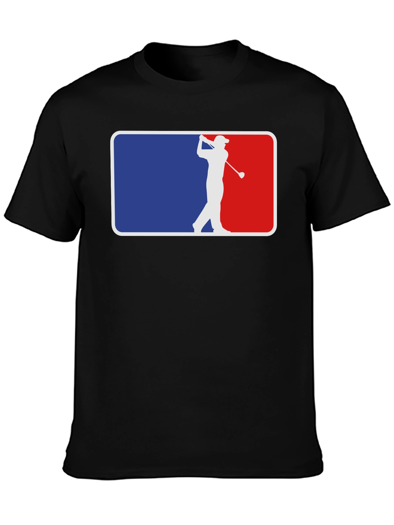 Golf Silhouette Graphic Tee - Classic Style