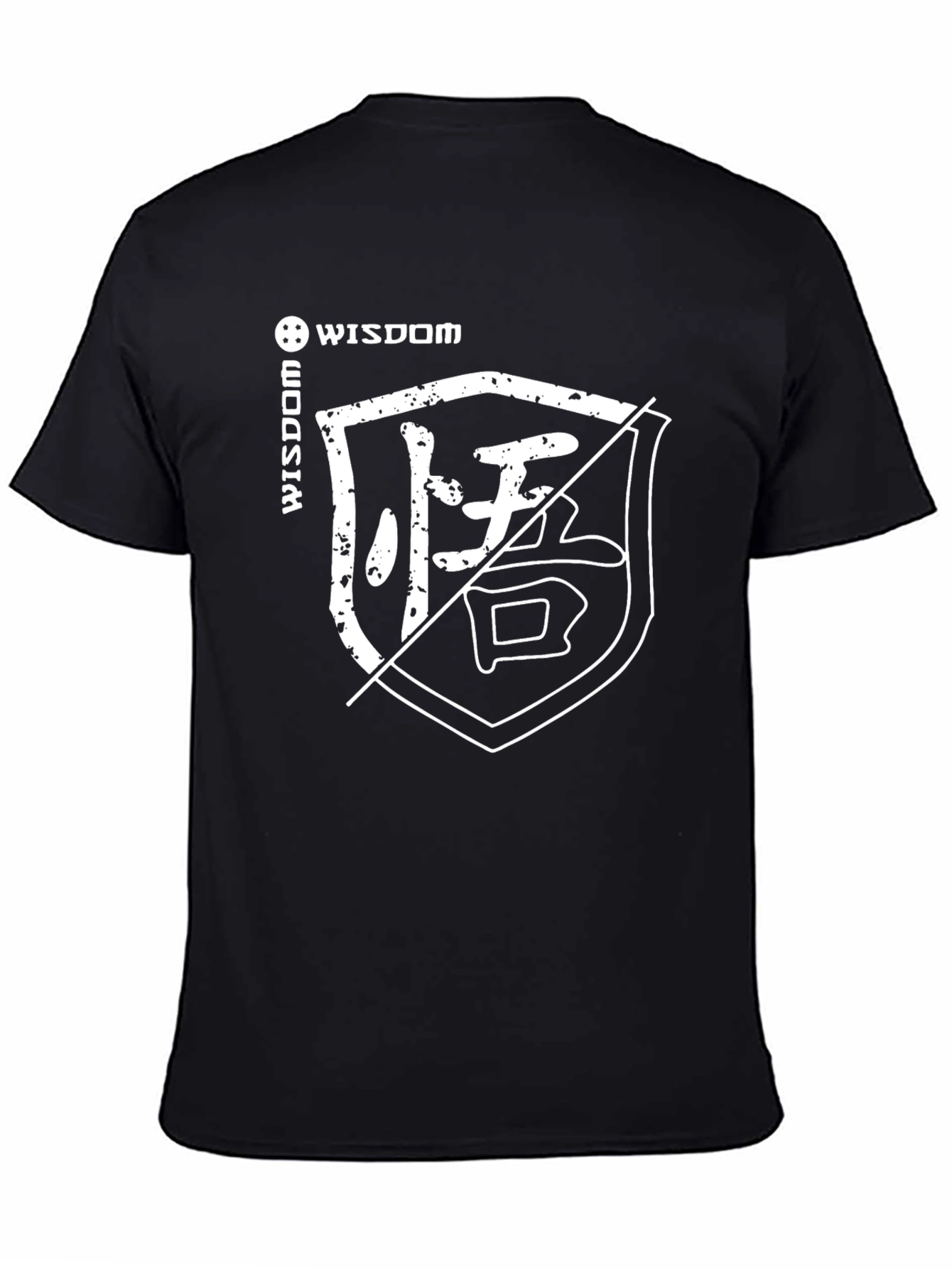 Wisdom Graphic Black T-Shirt
