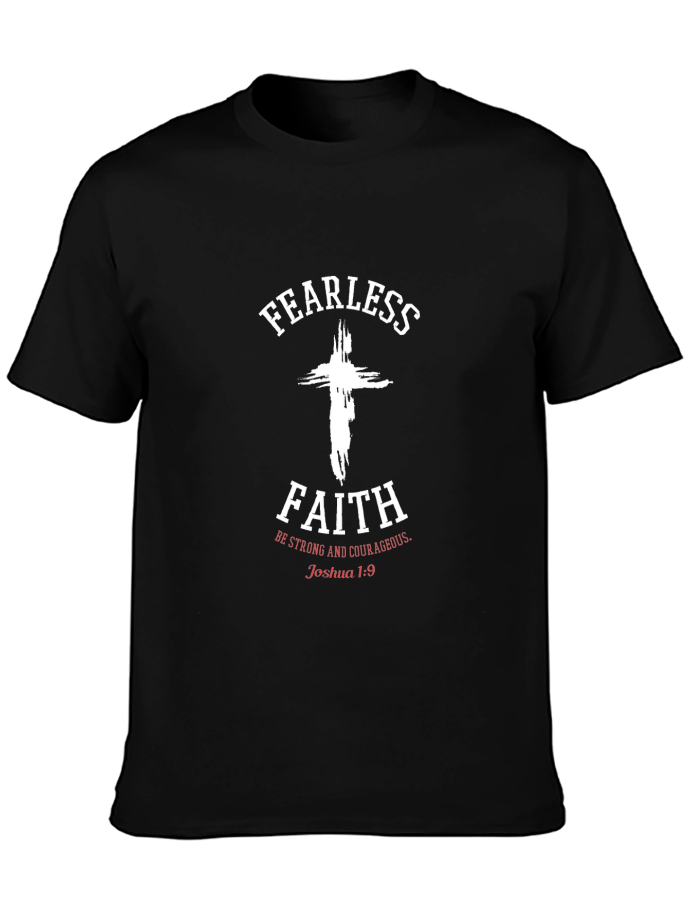 Fearless Faith Graphic Tee - Joshua 1:9
