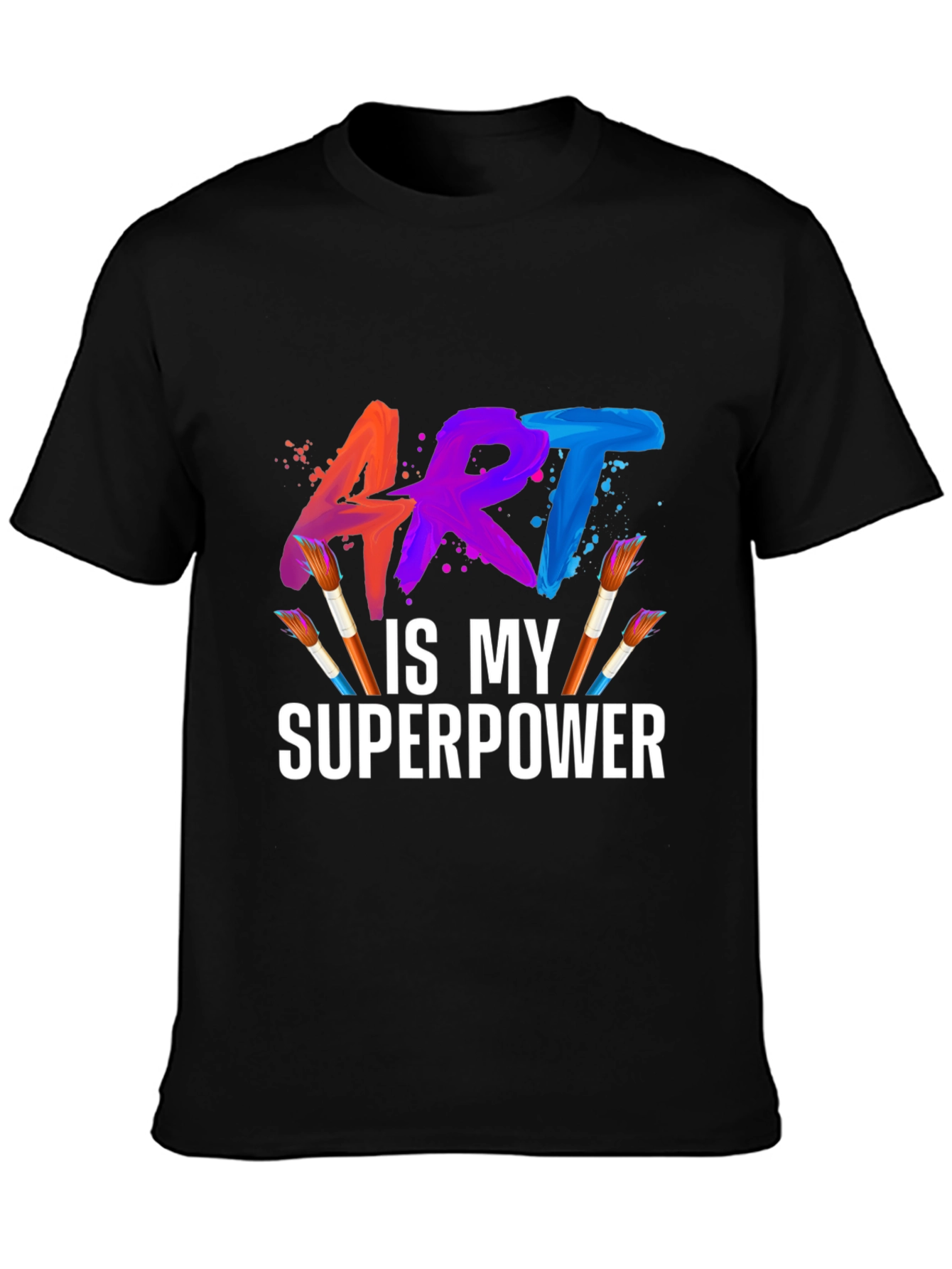 Art is My Superpower Graphic T-Shirt