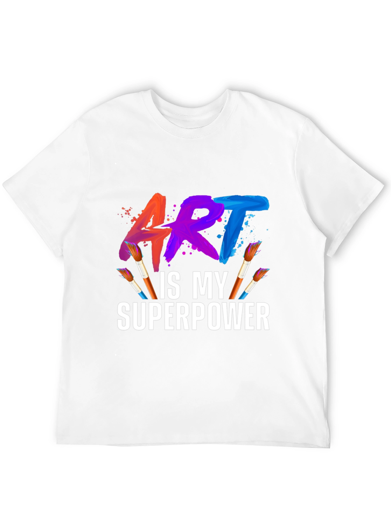 Art is My Superpower Graphic T-Shirt