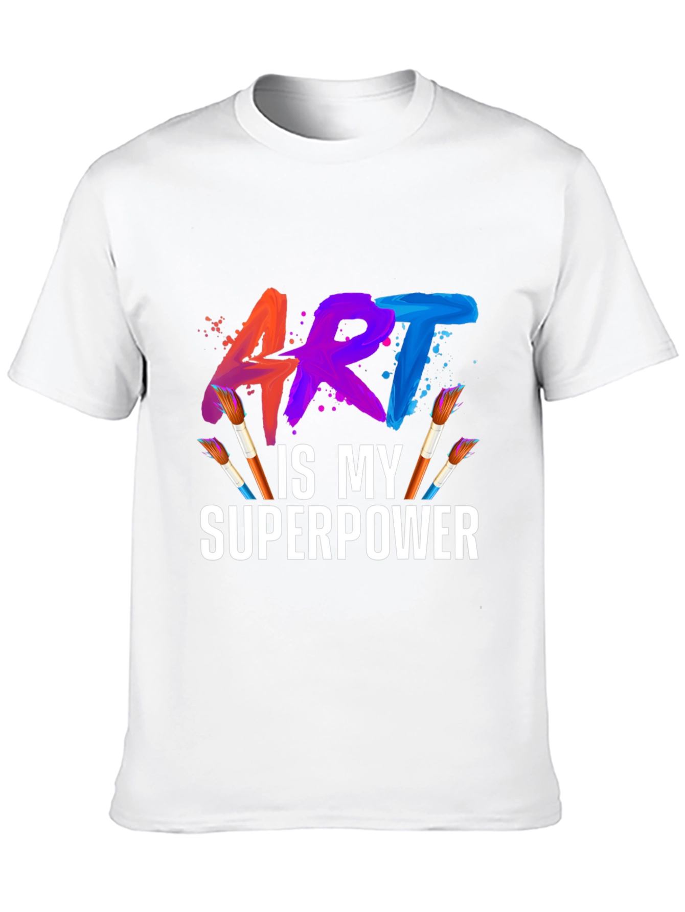 Art is My Superpower Graphic T-Shirt