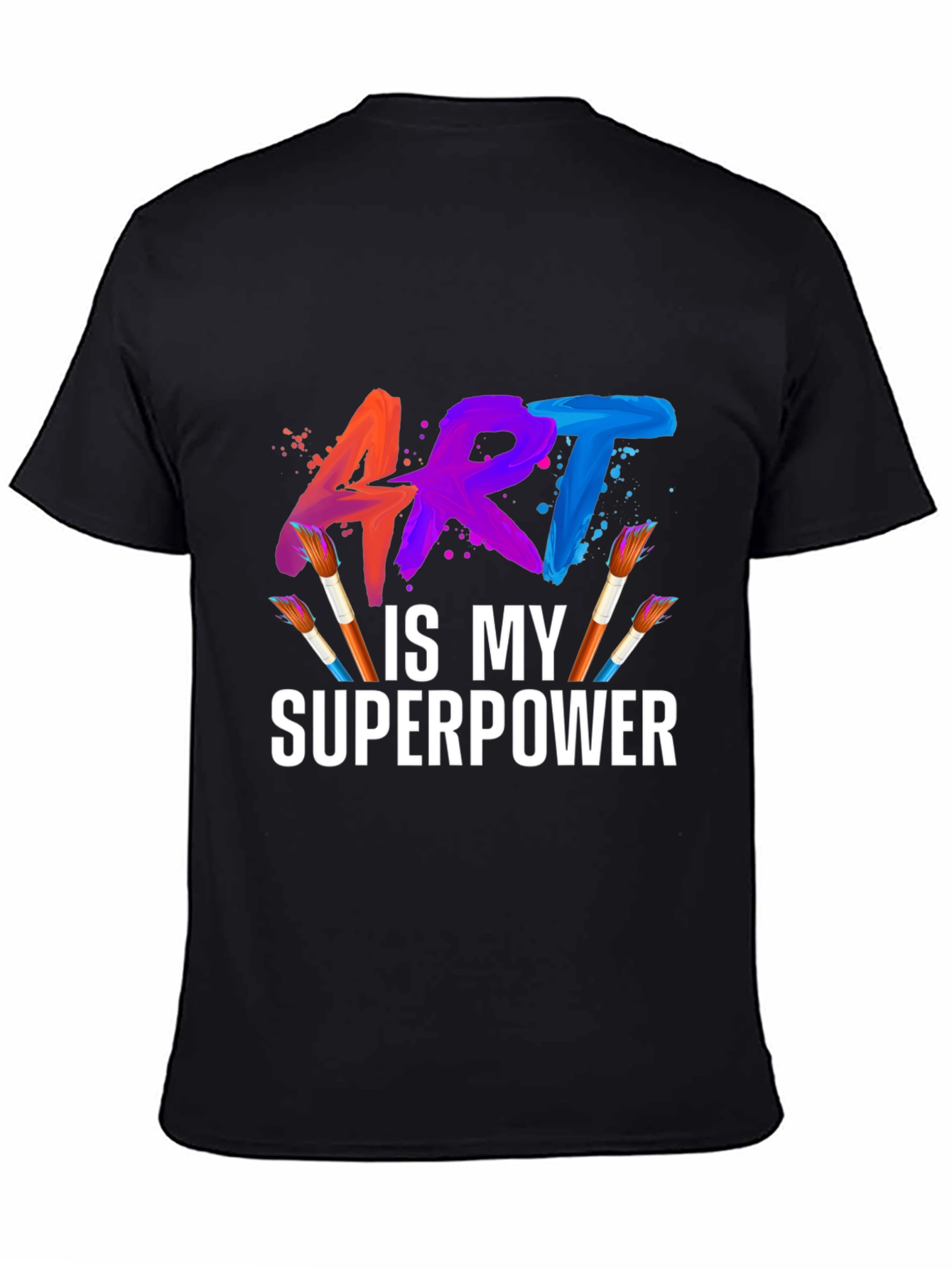 Art is My Superpower Graphic T-Shirt