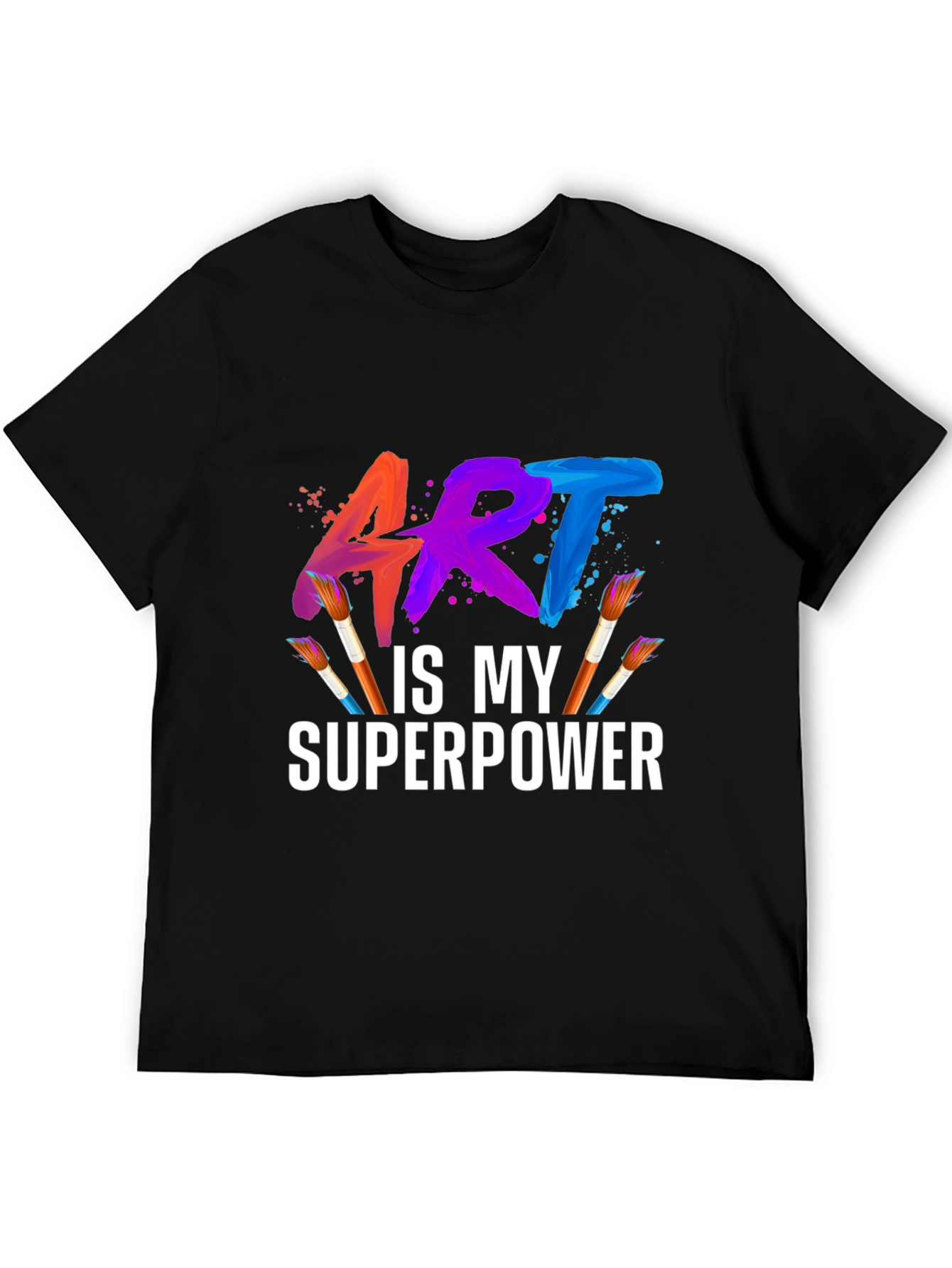 Art is My Superpower Graphic T-Shirt