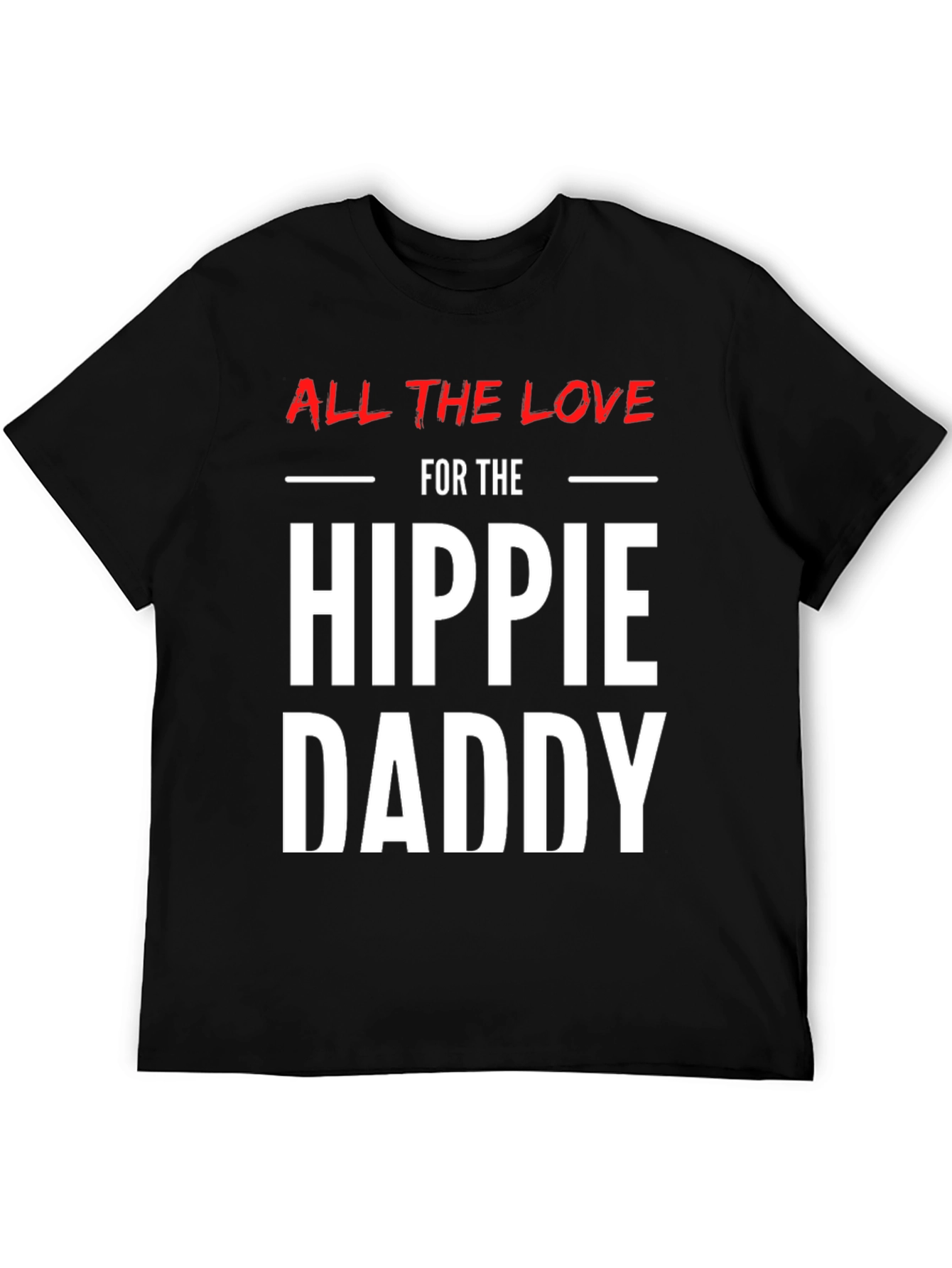 Hippie Daddy Graphic Tee - Stylish Mens T-Shirt
