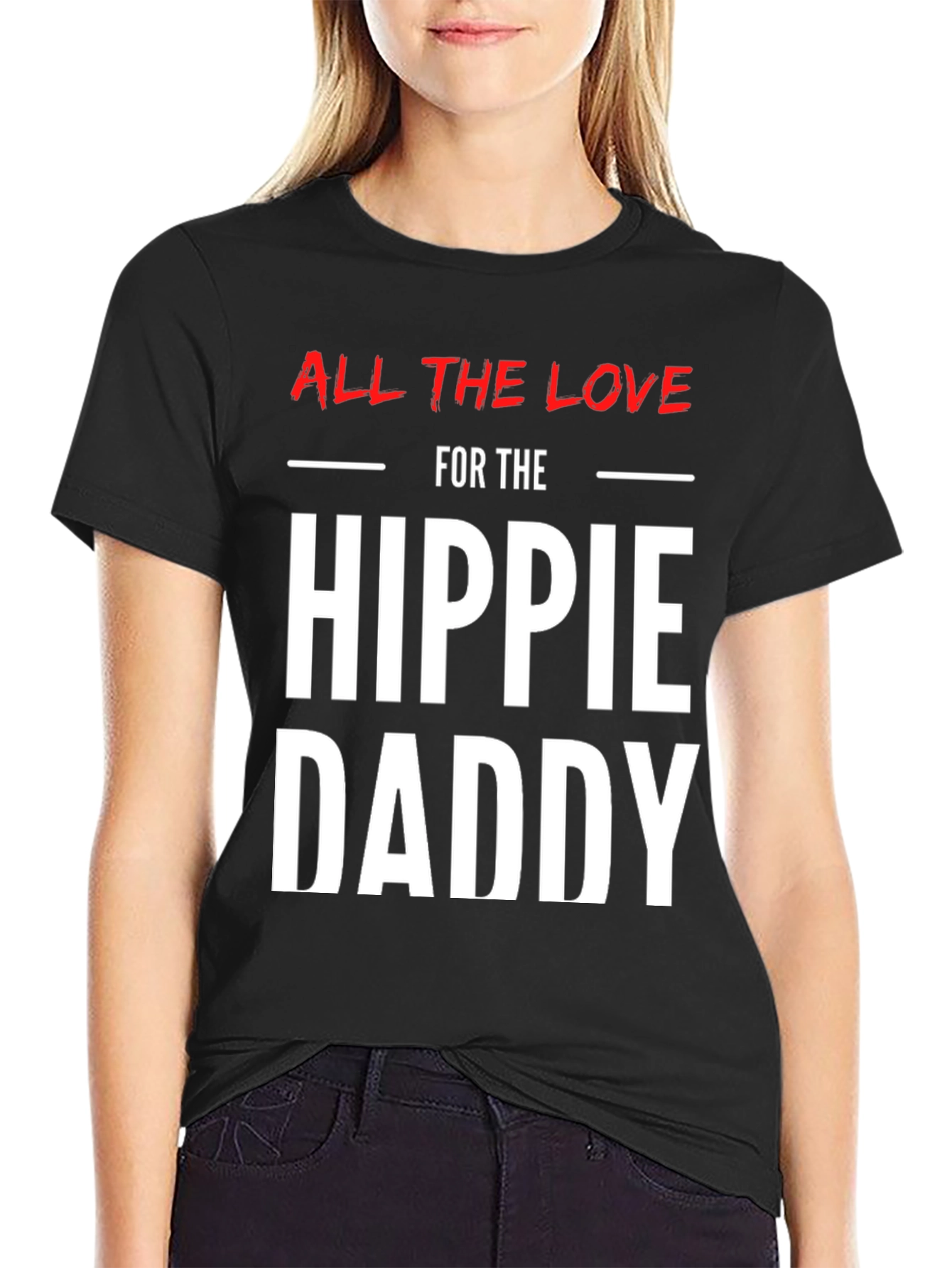 Hippie Daddy Graphic Tee - Stylish Mens T-Shirt