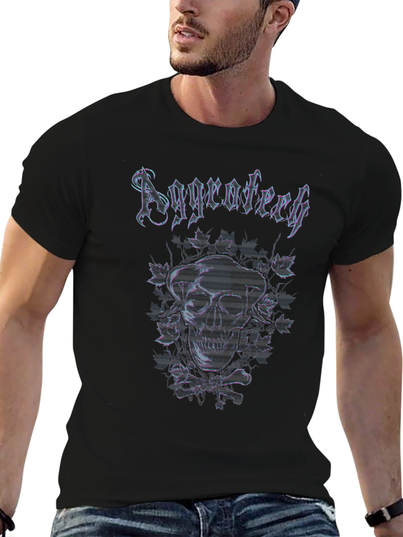 Skull Graphic Tee - Dark Aesthetic T-Shirt