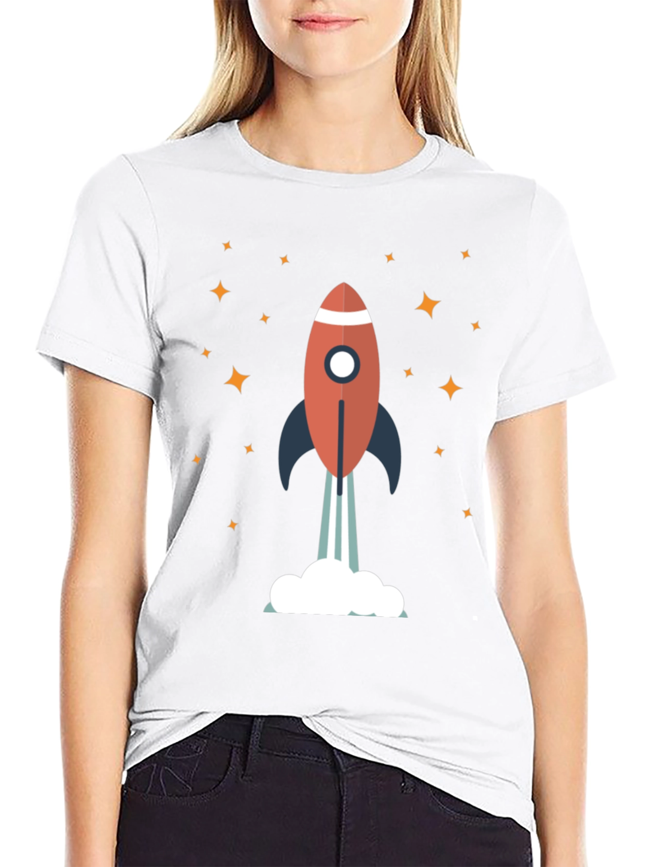 Rocket Launch Graphic Tee - Space Adventure Shirt