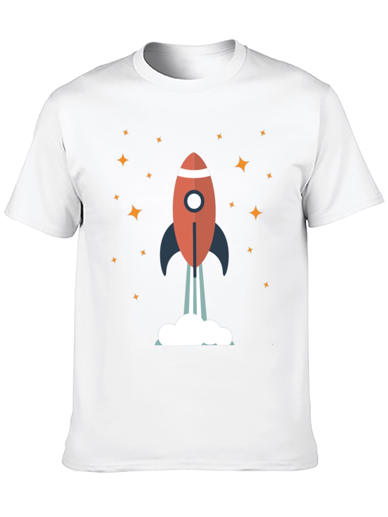 Rocket Launch Graphic Tee - Space Adventure Shirt