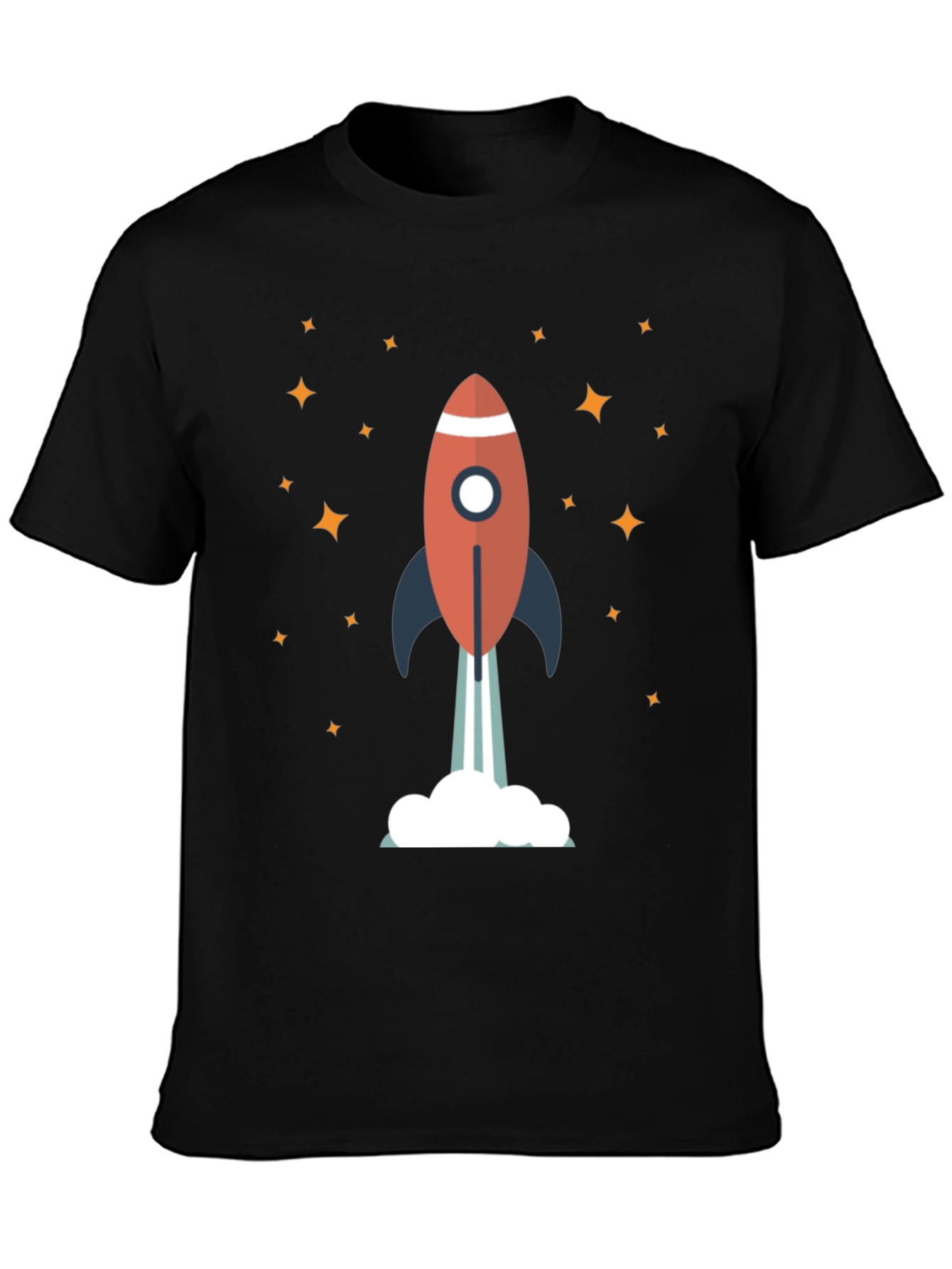 Rocket Launch Graphic Tee - Space Adventure Shirt