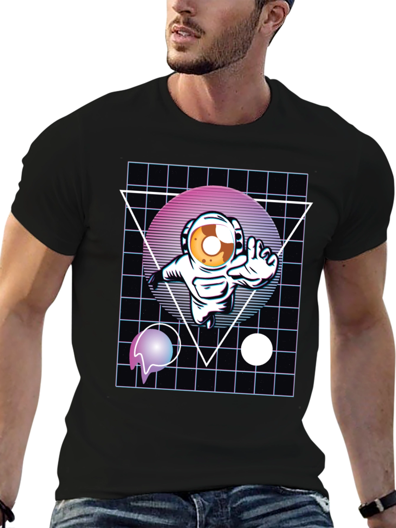 Retro Spaceman Graphic Tee