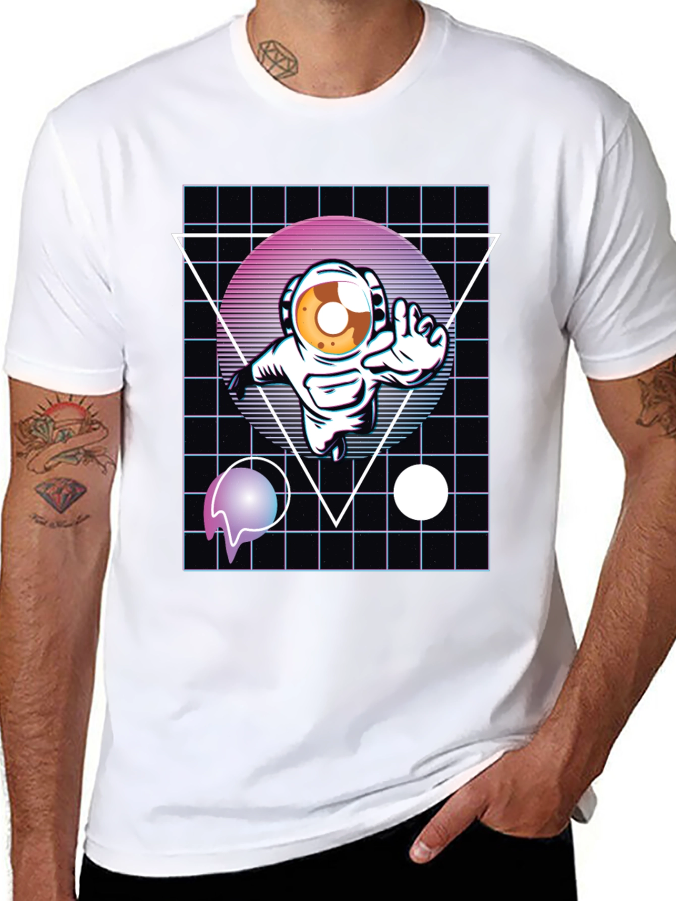Retro Spaceman Graphic Tee