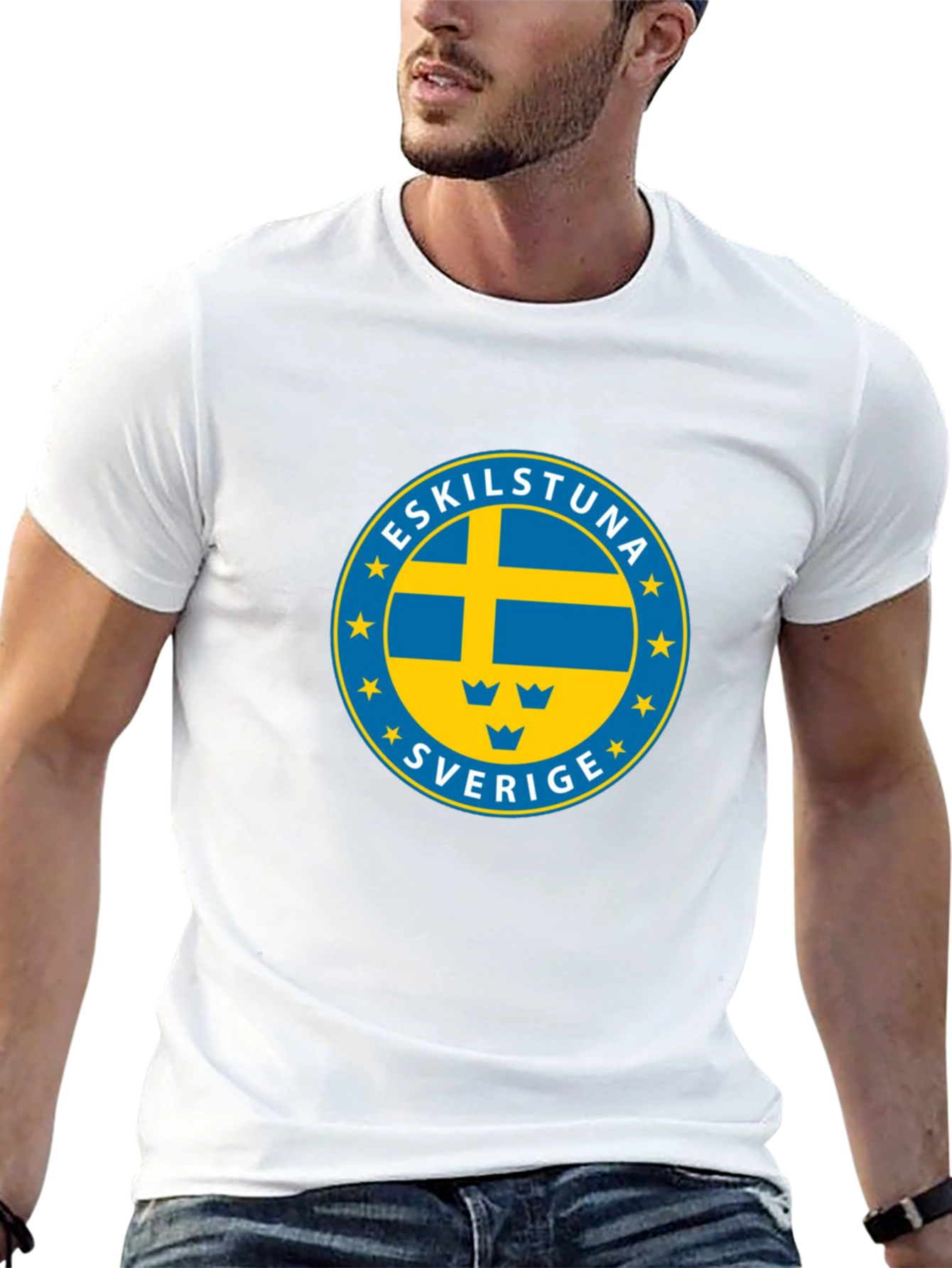 Eskilstuna Sverige T-Shirt - Black Swedish Pride