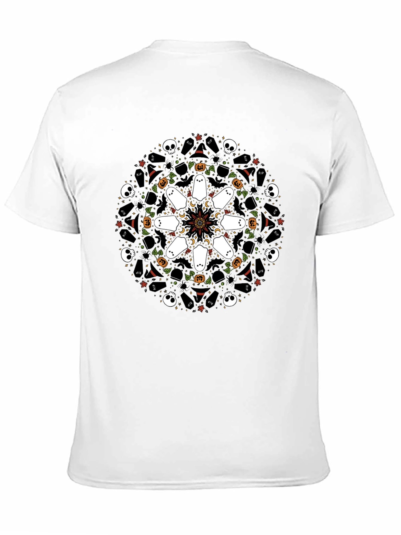 Halloween Mandala T-Shirt Spooky Season Tee