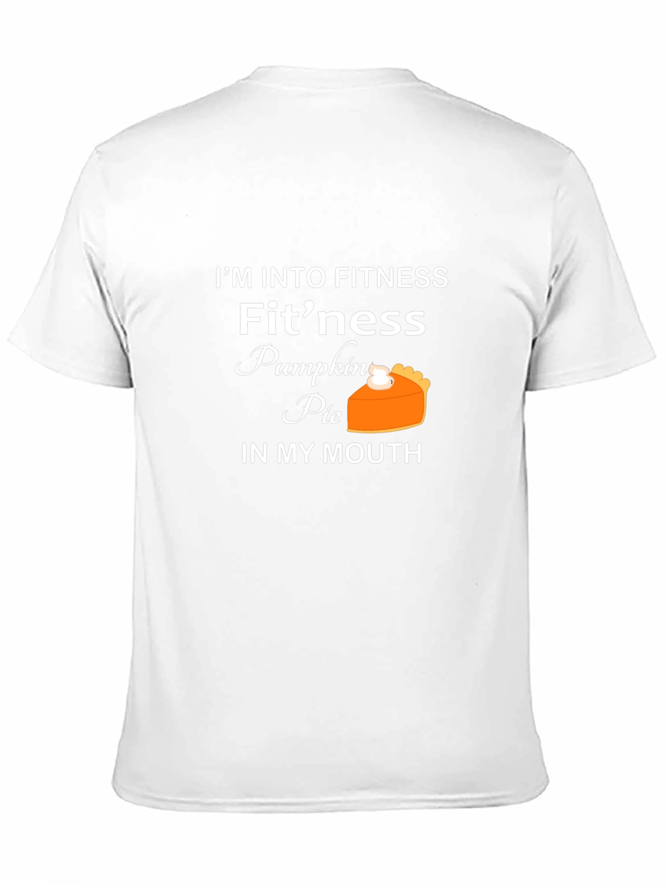 Funny Fitness Pumpkin Pie Graphic T-Shirt