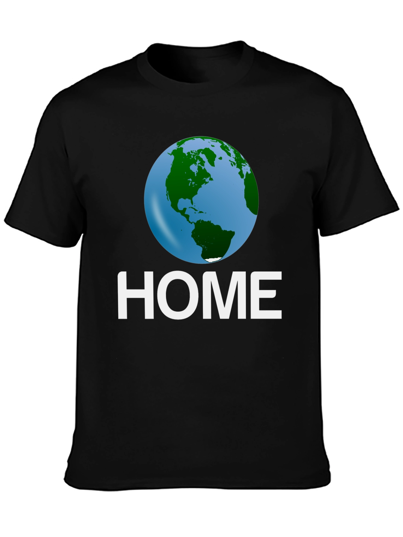 Earth Home T-Shirt - Planet Focus