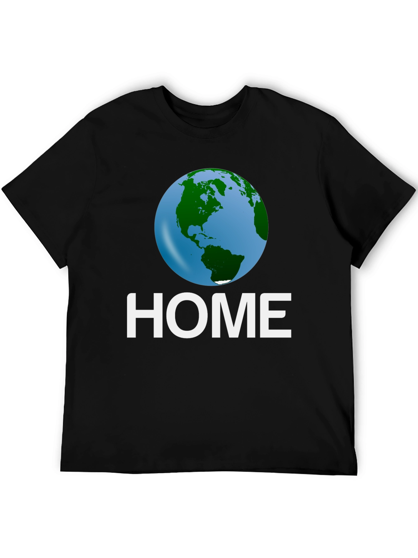 Earth Home T-Shirt - Planet Focus