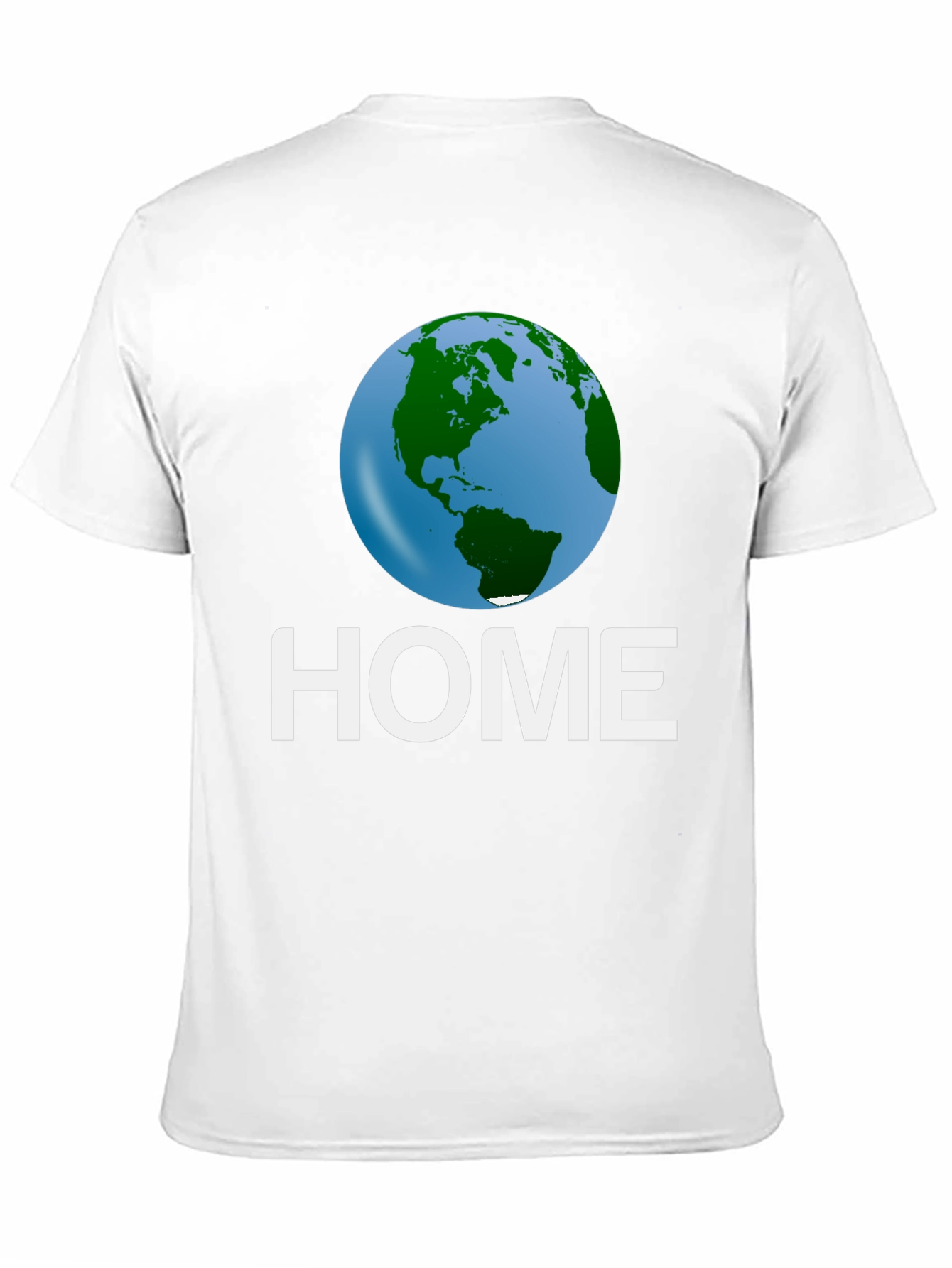 Earth Home T-Shirt - Planet Focus