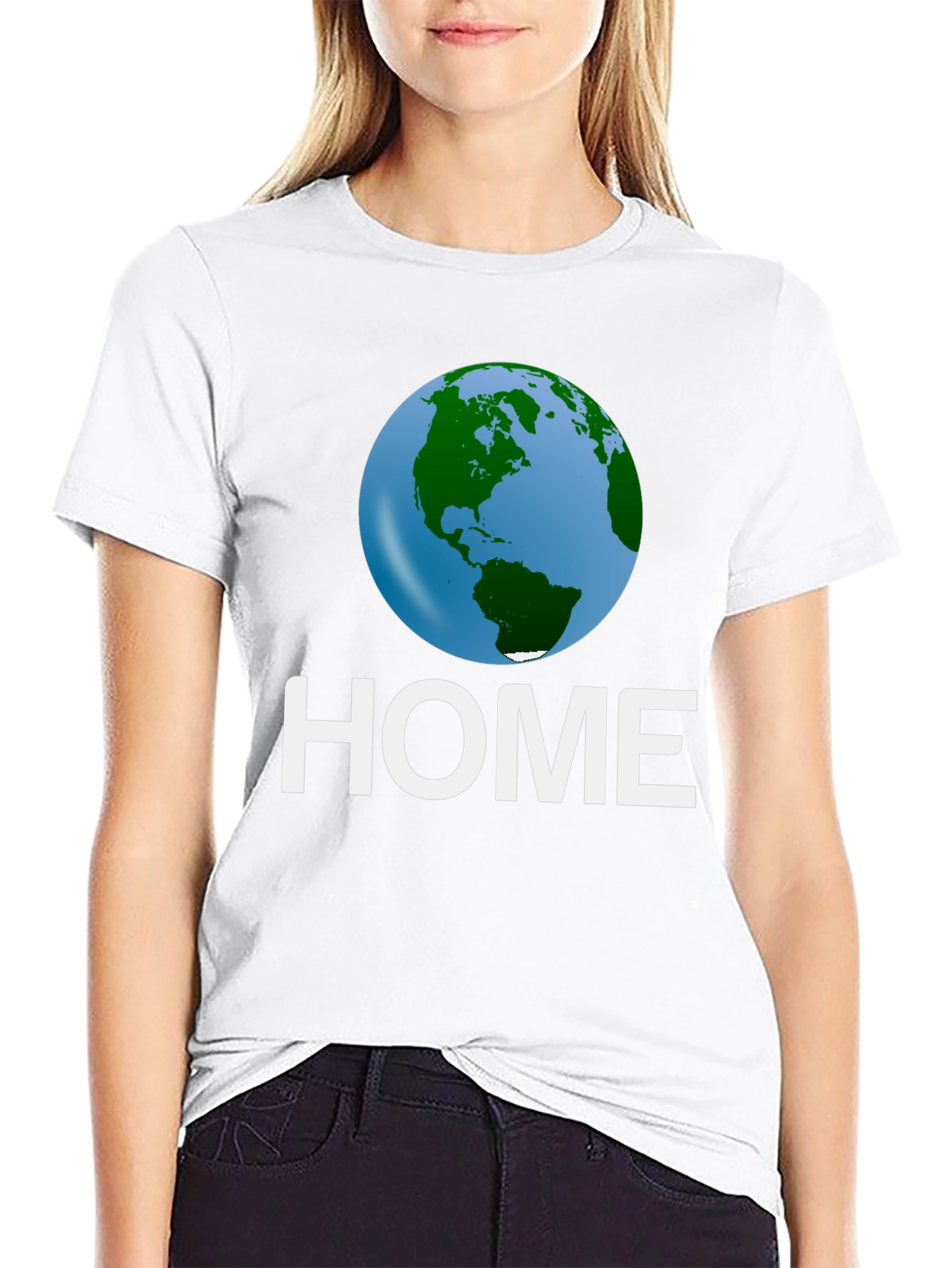 Earth Home T-Shirt - Planet Focus