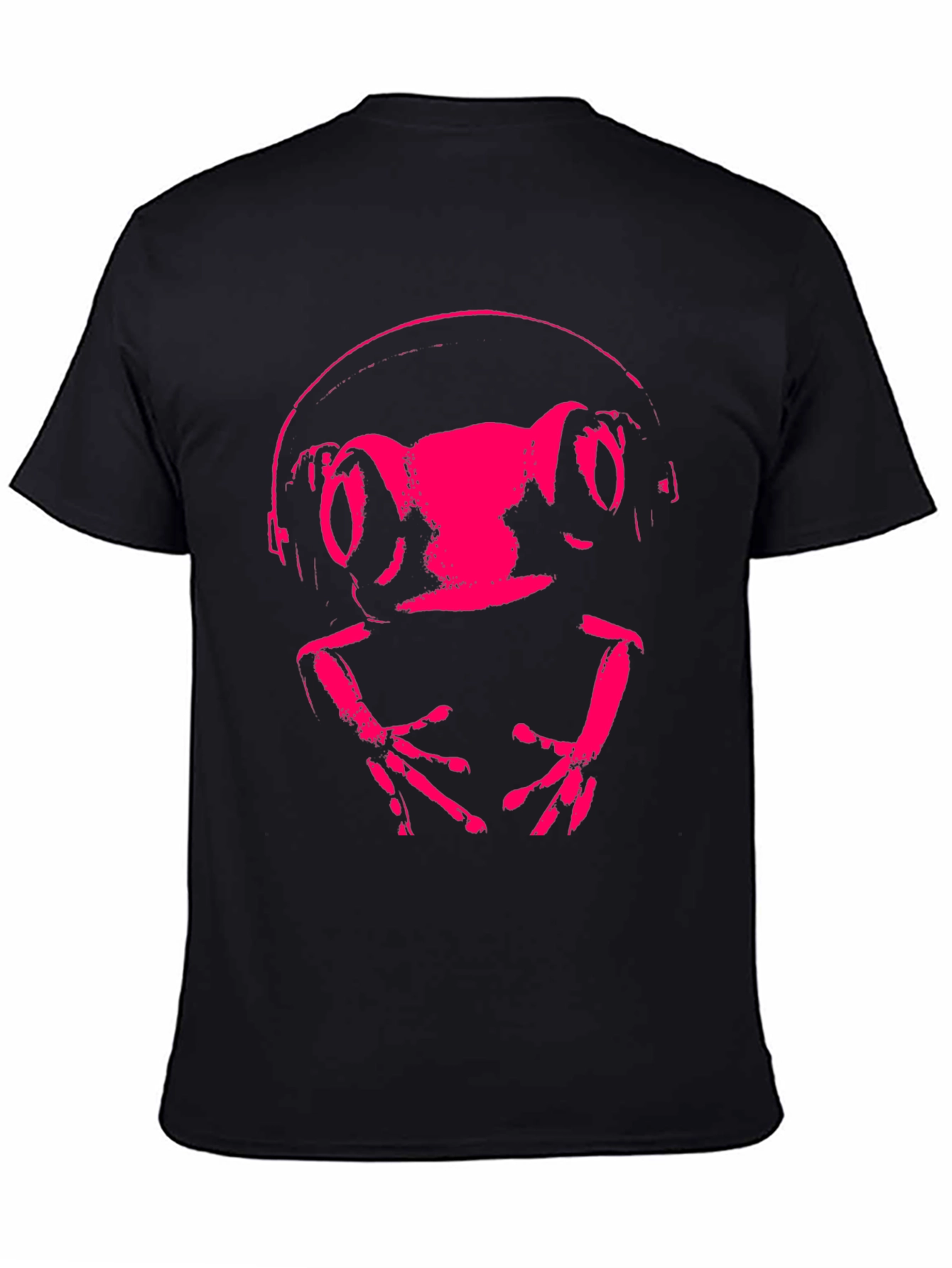 Frog DJ Graphic Tee - Funky Animal Headphones T-Shirt