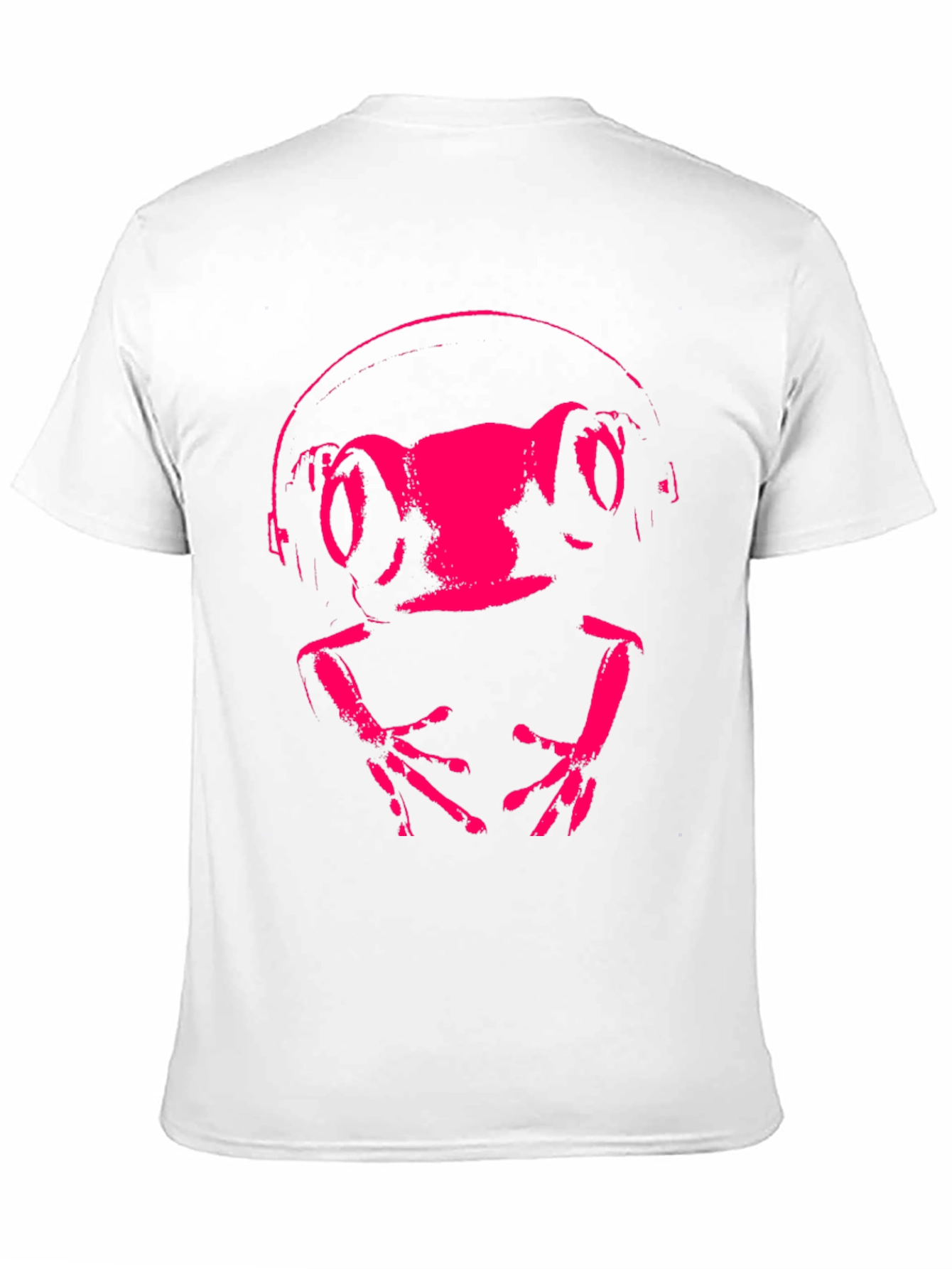 Frog DJ Graphic Tee - Funky Animal Headphones T-Shirt