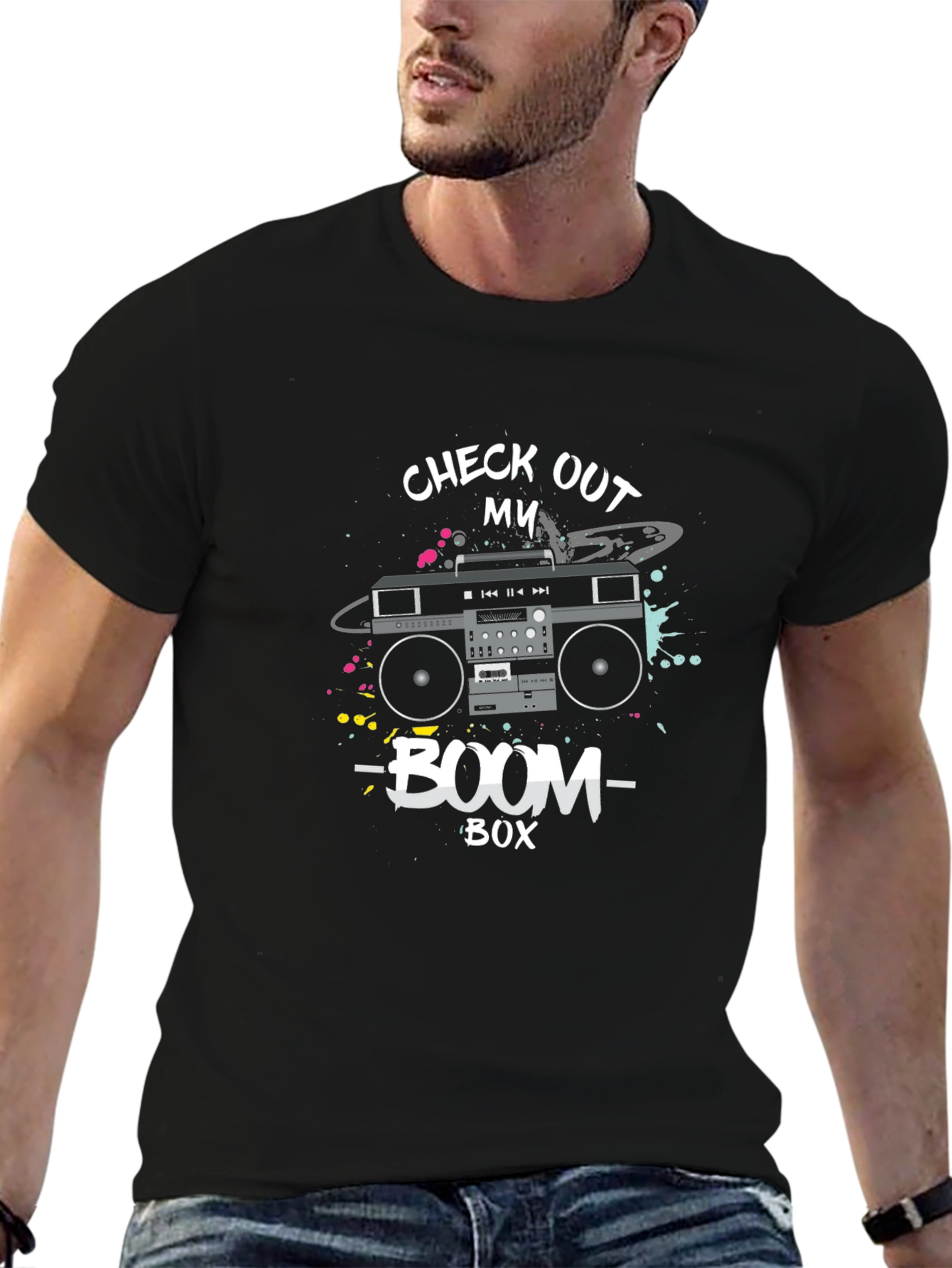 Retro Boombox Graphic Tee