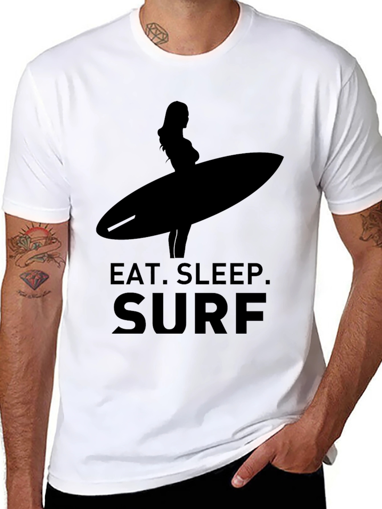 Eat Sleep Surf T-Shirt | Graphic Tee
