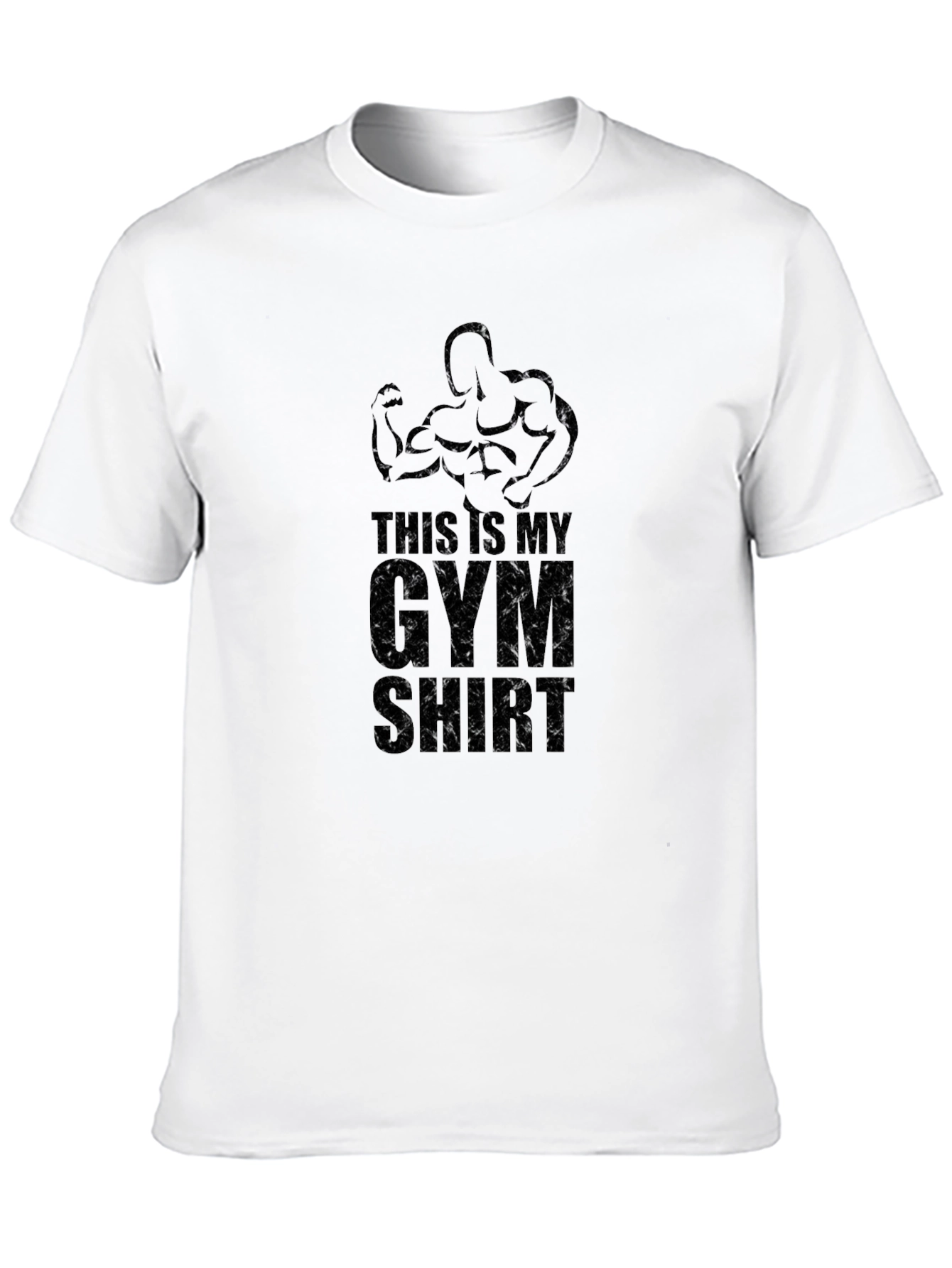 Gym Shirt - Muscle Man Design