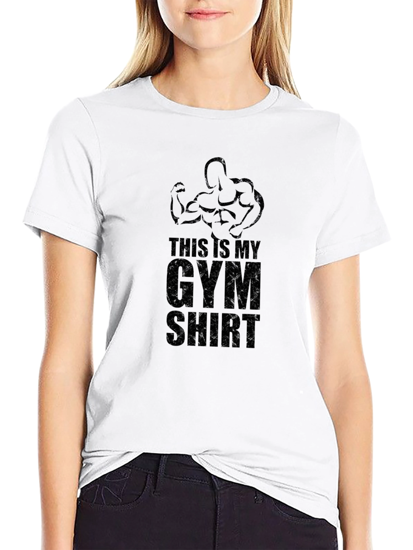 Gym Shirt - Muscle Man Design