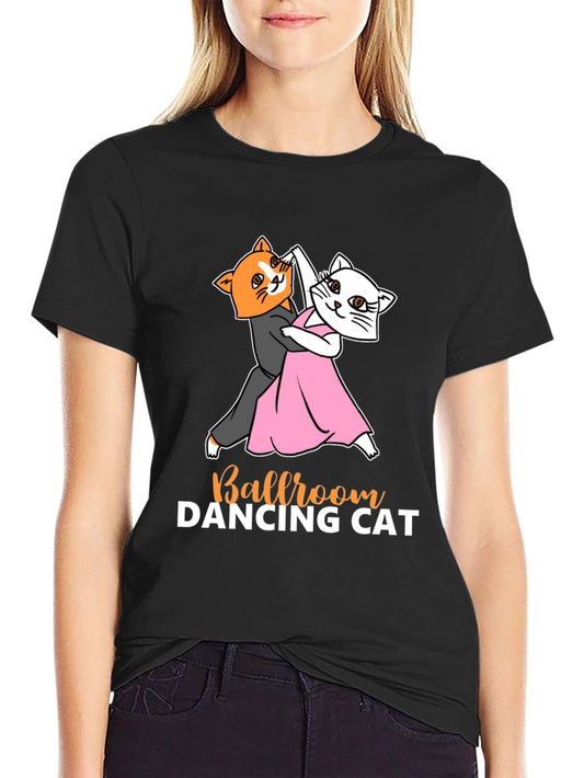 Ballroom Dancing Cats Graphic T-Shirt