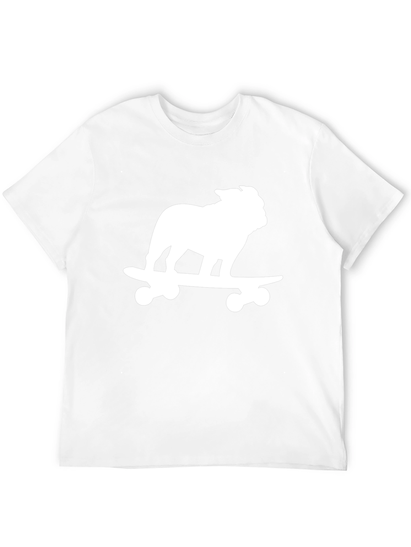 Bulldog Skateboard Black T-Shirt