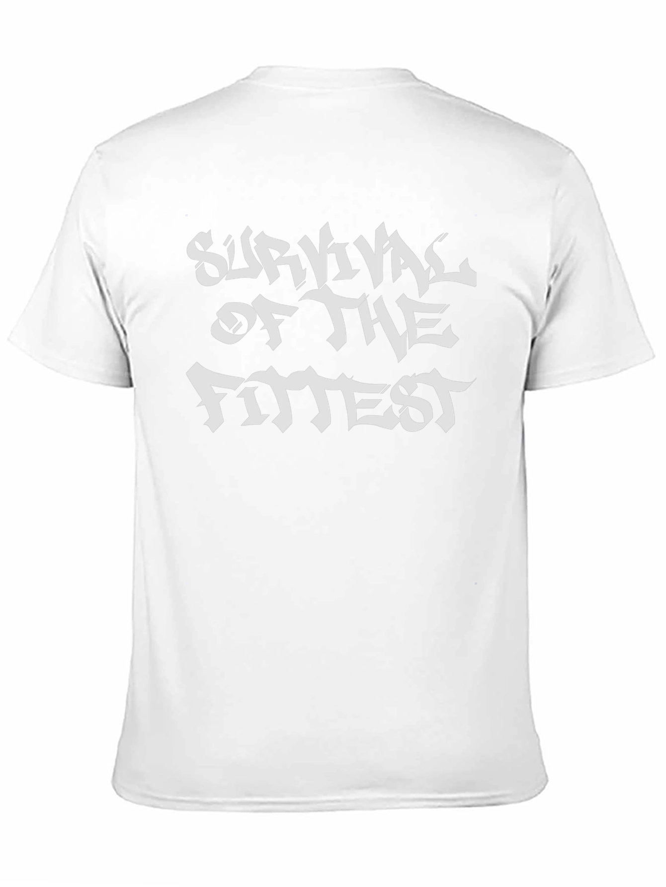 Survival of the Fittest Black Graphic Tee