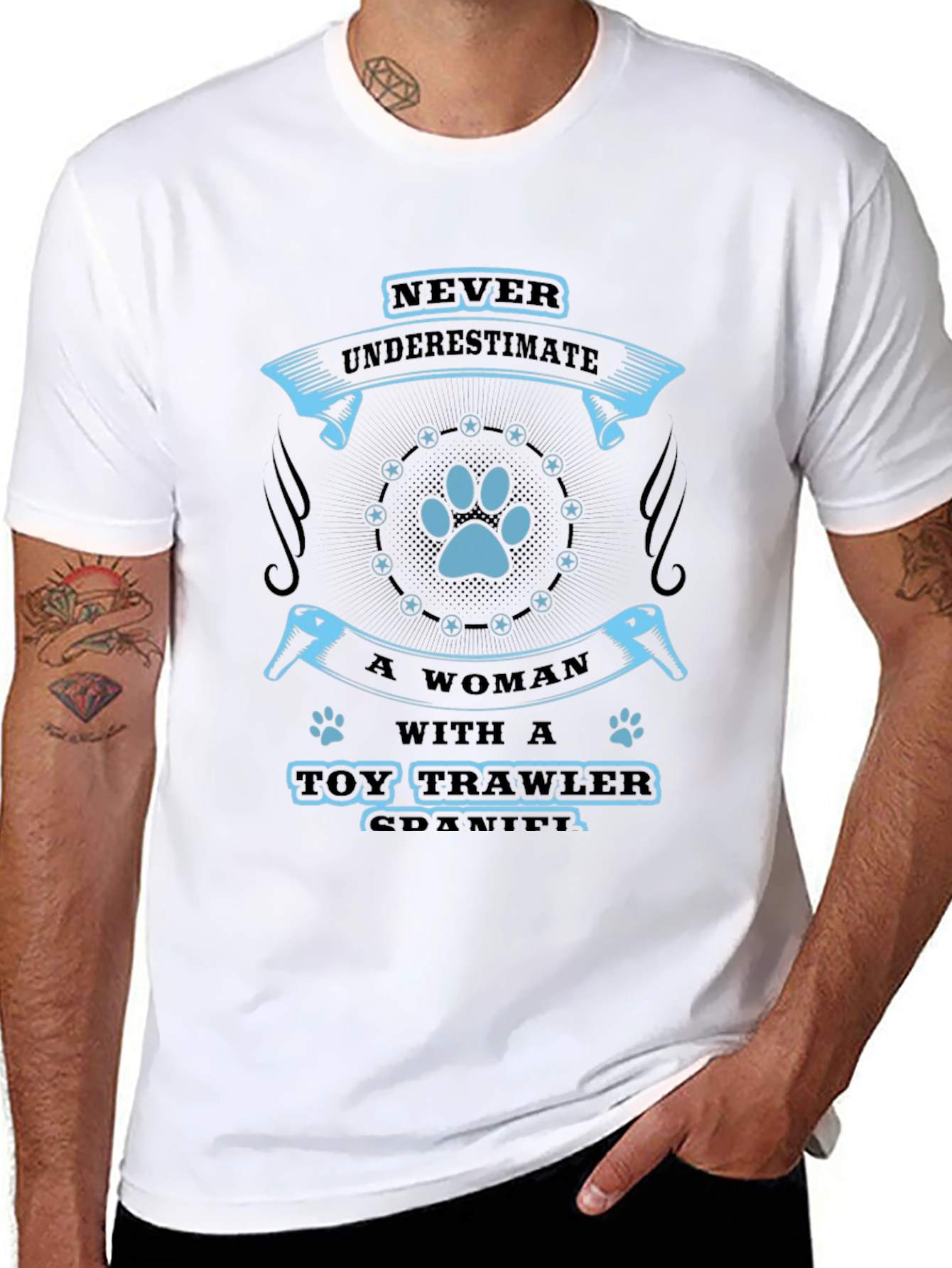 Never Underestimate Toy Trawler Spaniel T-Shirt