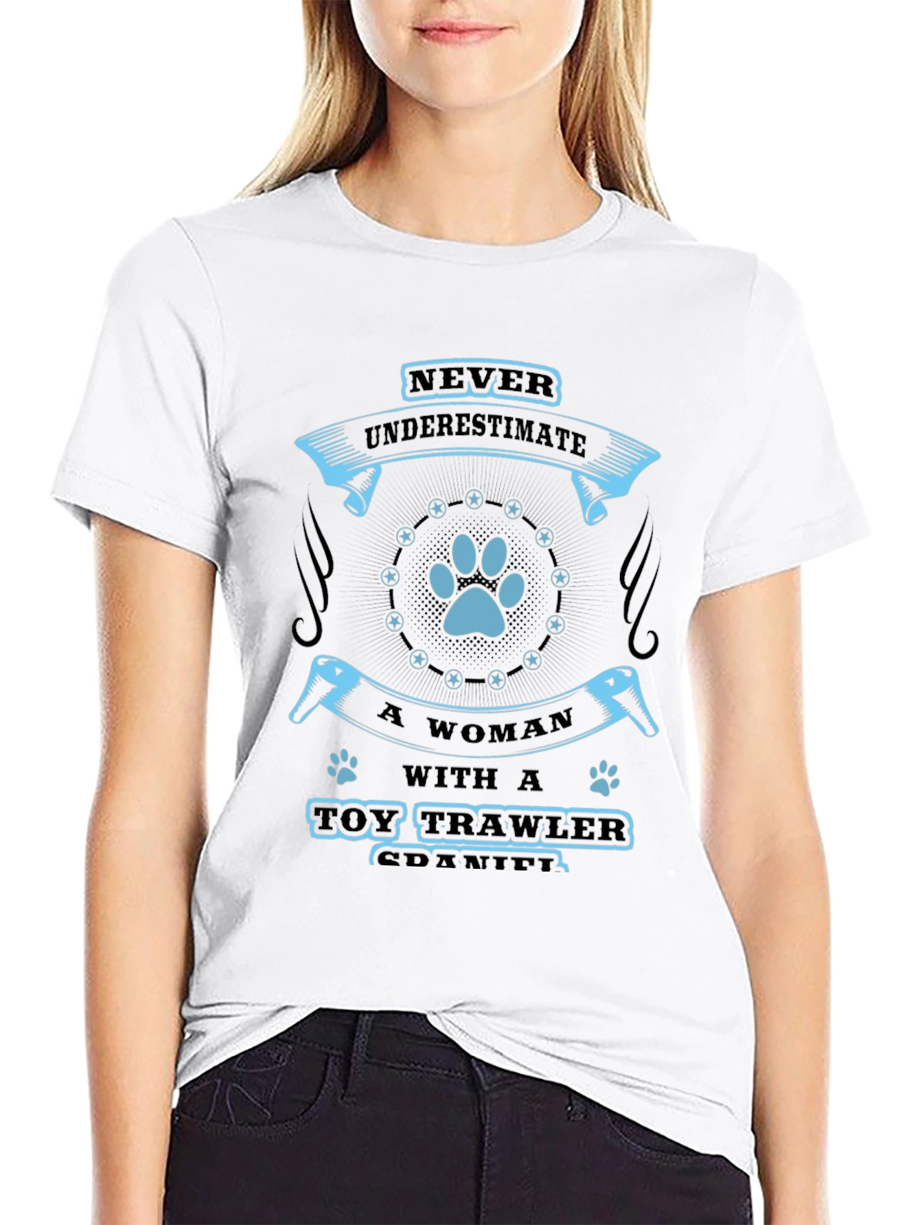 Never Underestimate Toy Trawler Spaniel T-Shirt