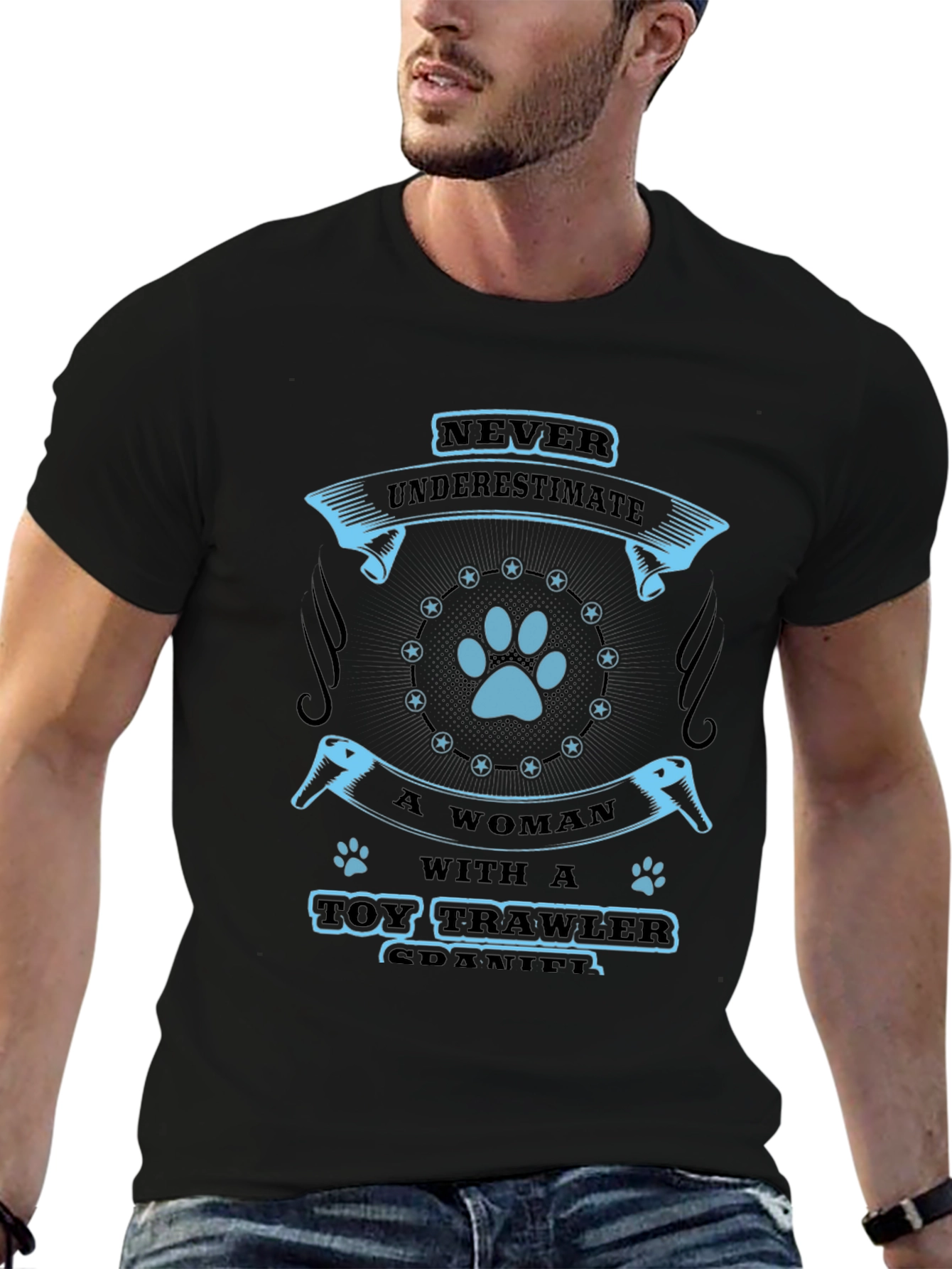 Never Underestimate Toy Trawler Spaniel T-Shirt