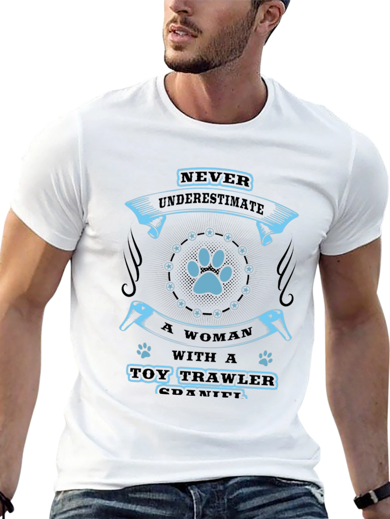 Never Underestimate Toy Trawler Spaniel T-Shirt