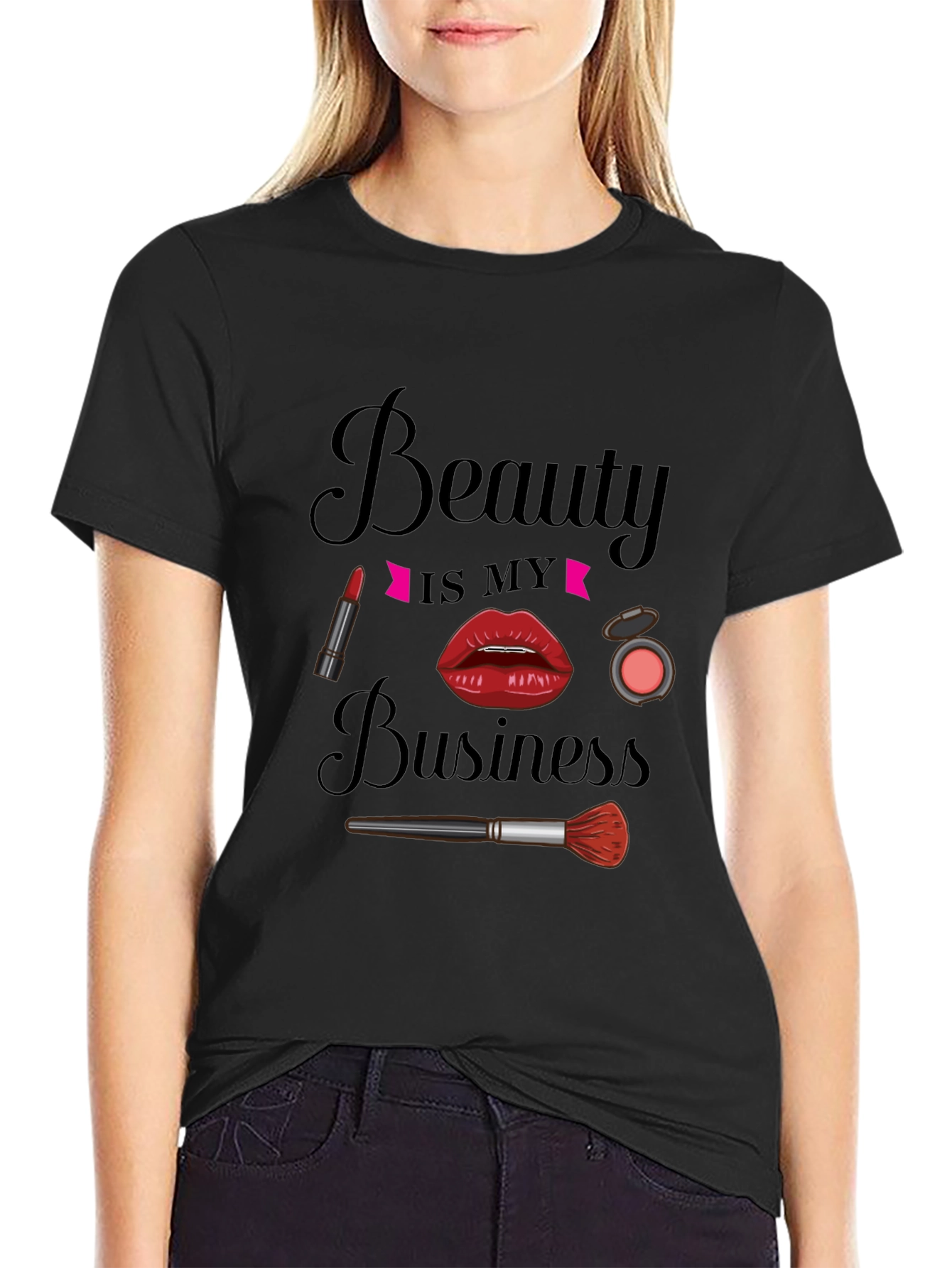 Beauty Is My Business Black T-Shirt