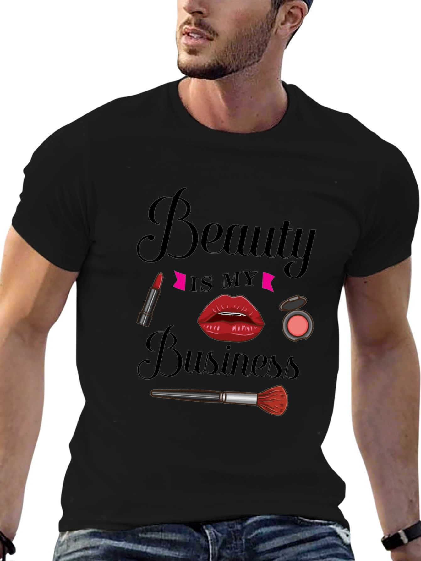 Beauty Is My Business Black T-Shirt