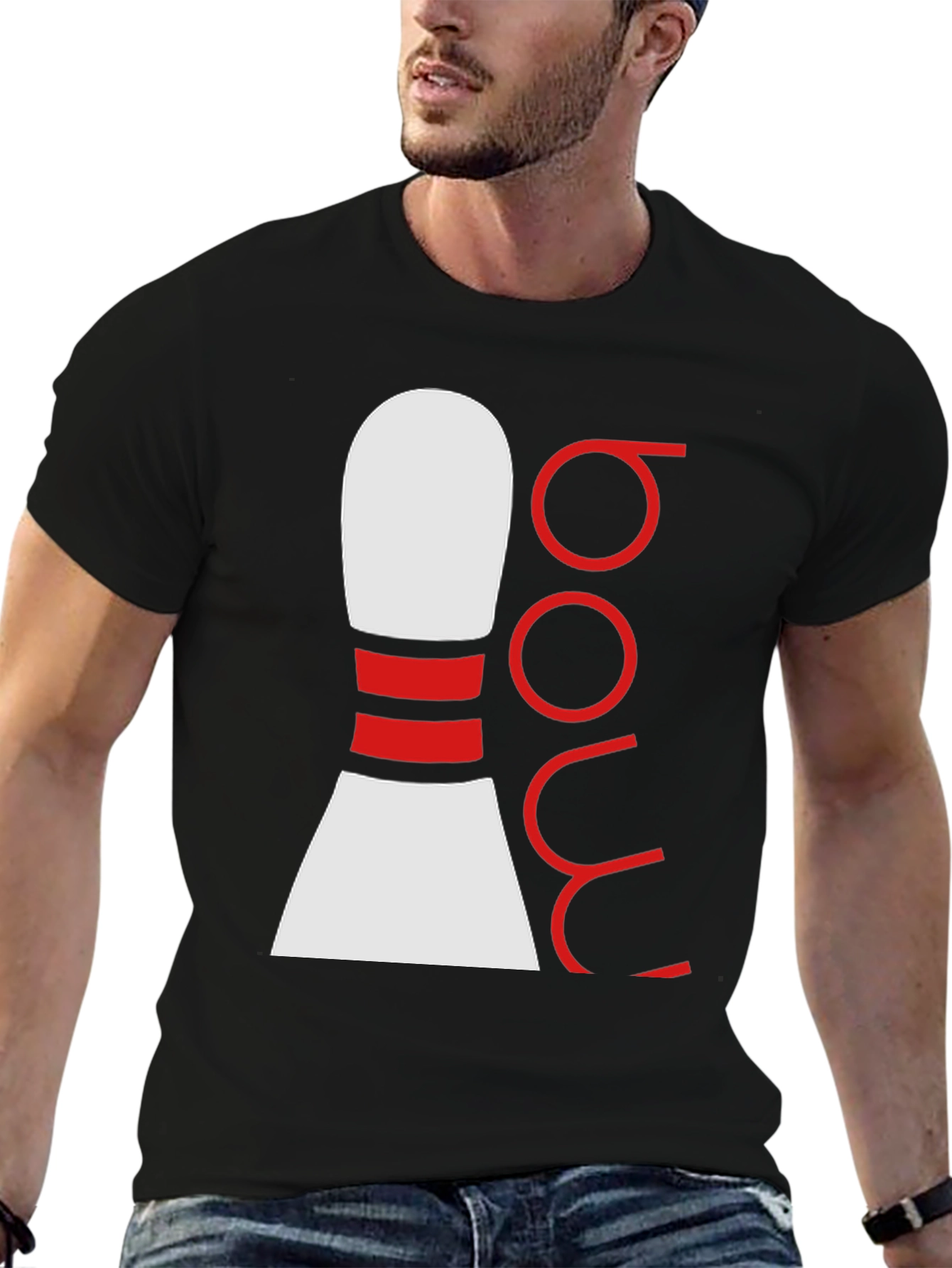 Bowling Boy Black T-Shirt