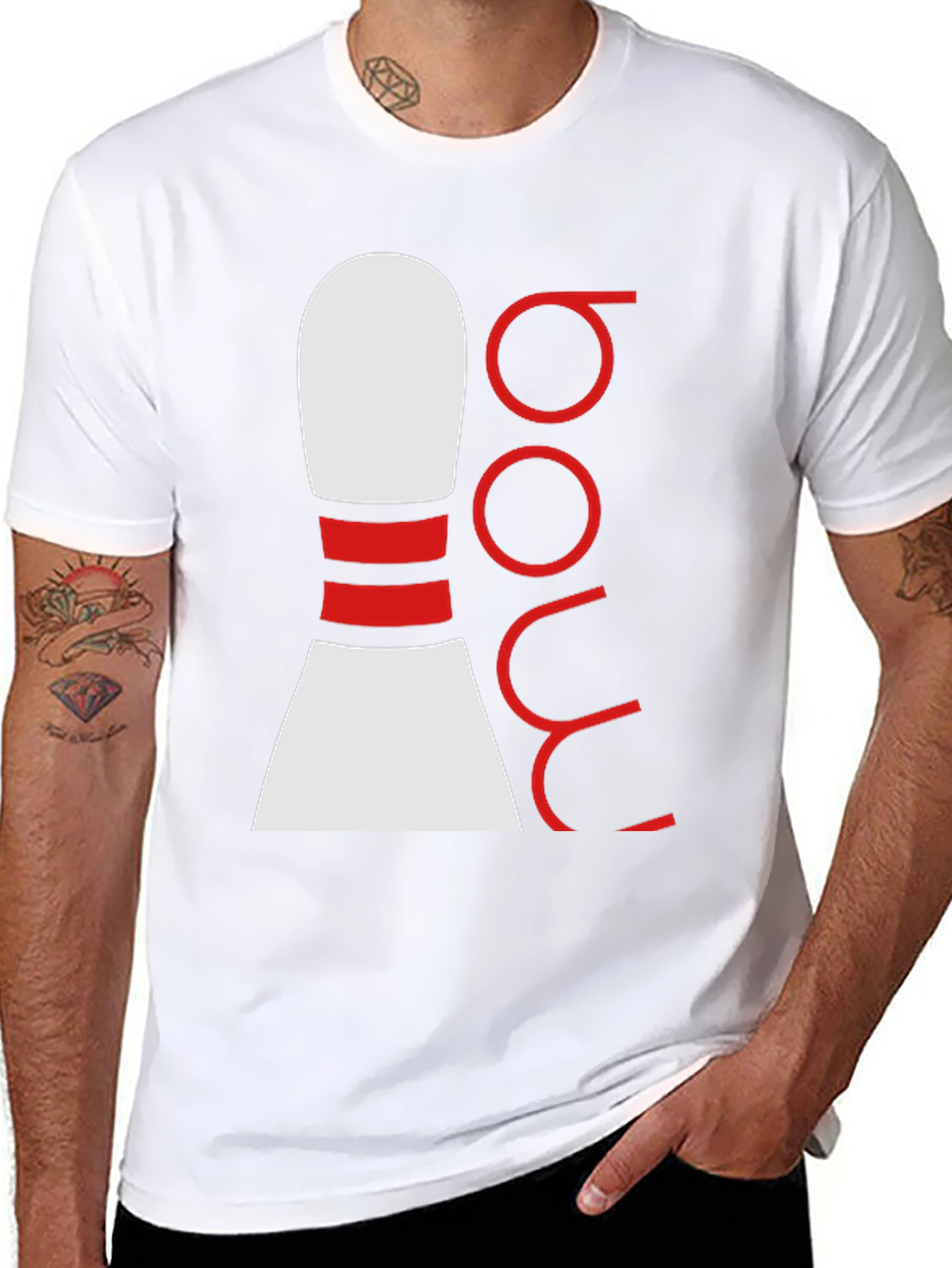 Bowling Boy Black T-Shirt