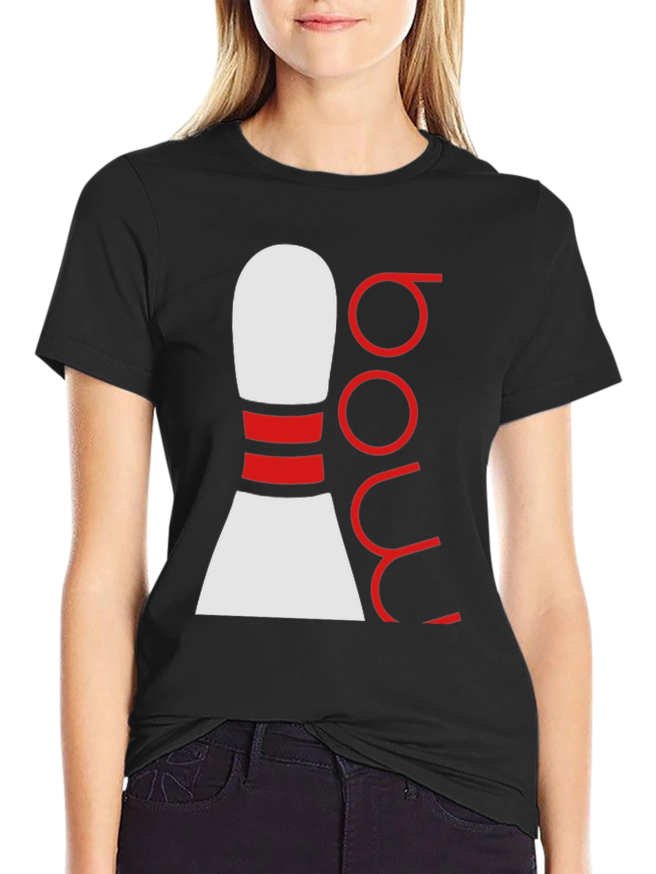 Bowling Boy Black T-Shirt