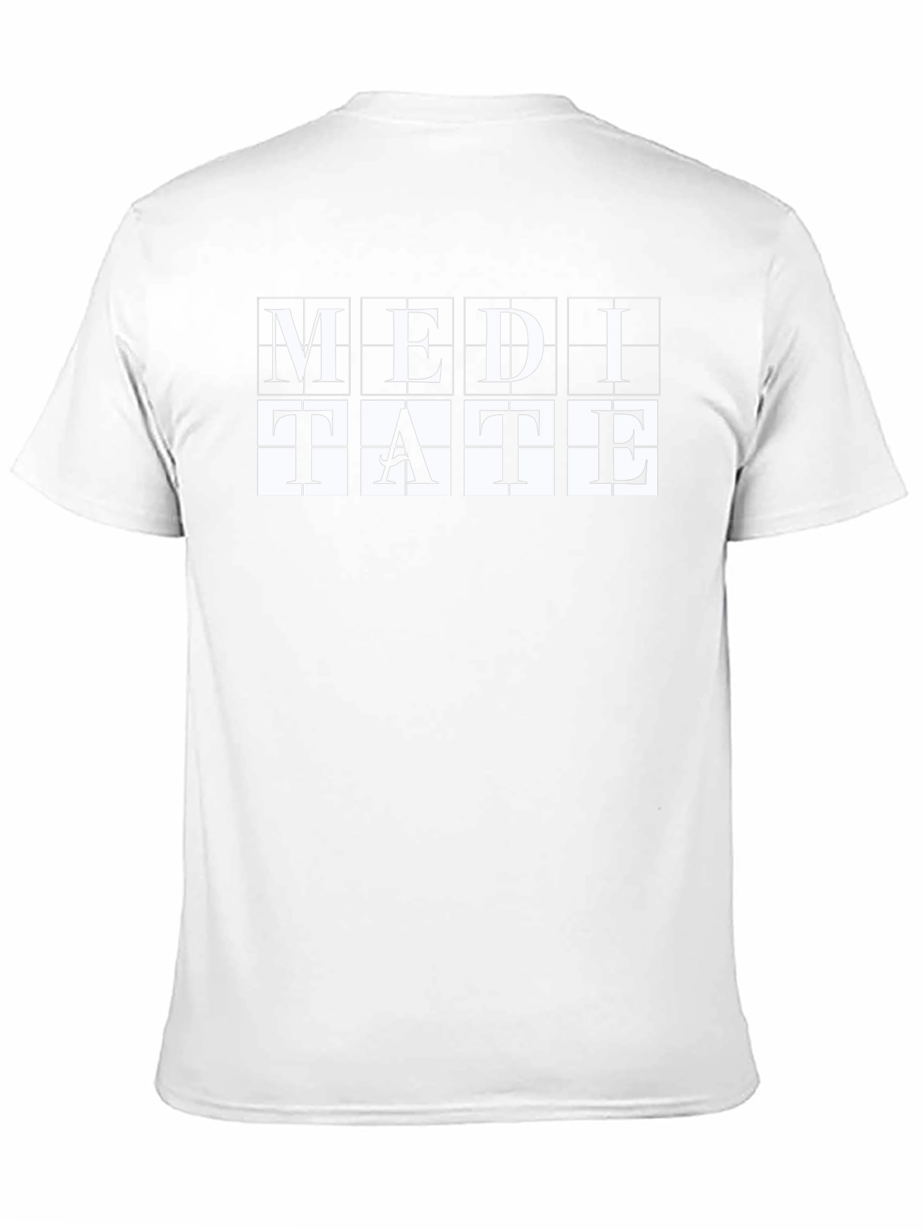 Meditate Graphic Tee - Unisex Black T-Shirt