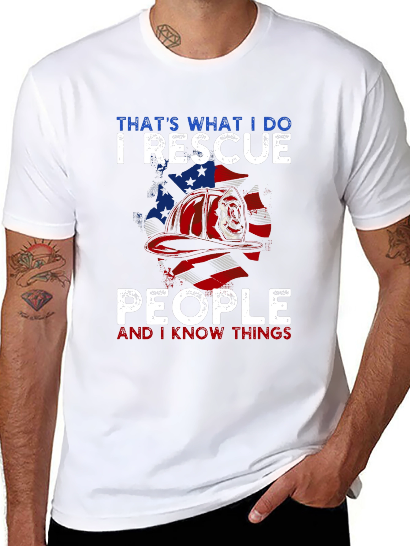 Firefighter Rescue T-Shirt - I Rescue People