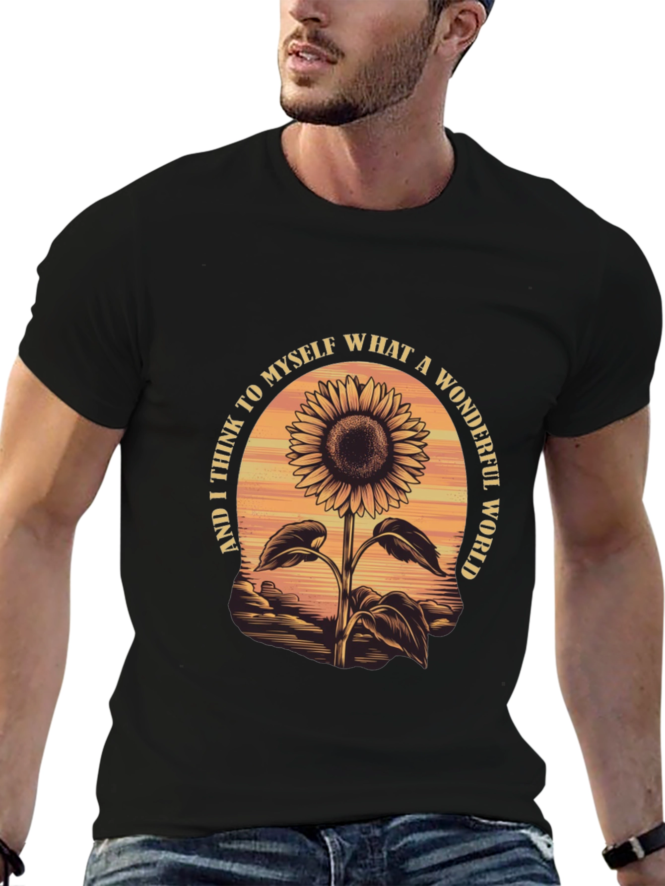 Sunflower Wonderful World Graphic Tee