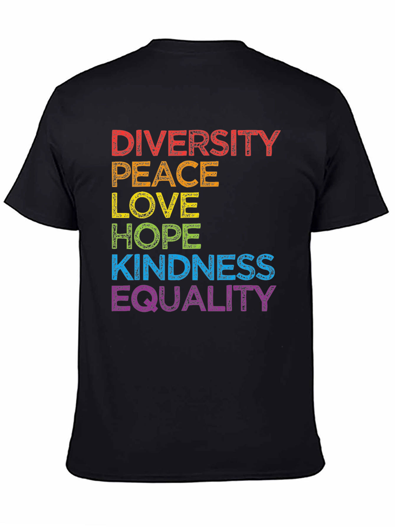 Diversity Peace Love Equality T-Shirt - Pride Month
