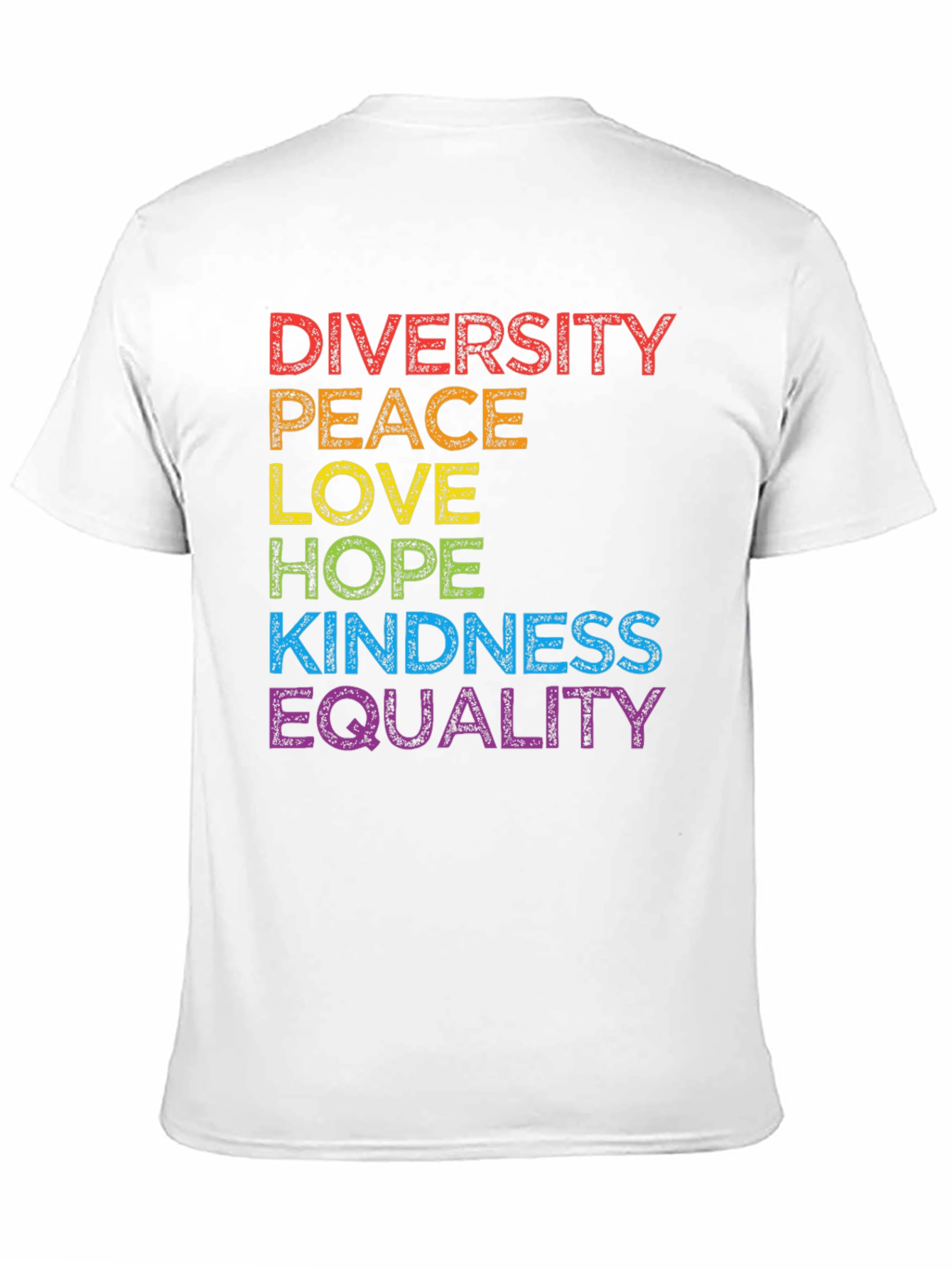 Diversity Peace Love Equality T-Shirt - Pride Month