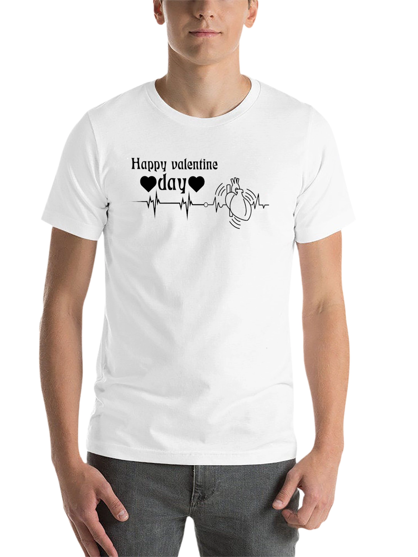 Happy Valentines Day Heartbeat T-Shirt
