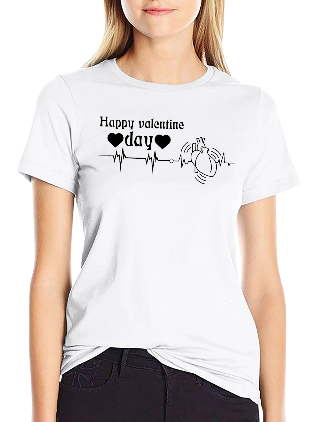 Happy Valentines Day Heartbeat T-Shirt